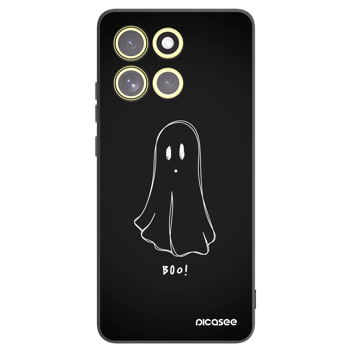 Picasee silikónový čierny obal pre Motorola Moto G86 Power 5G - Ghost 2