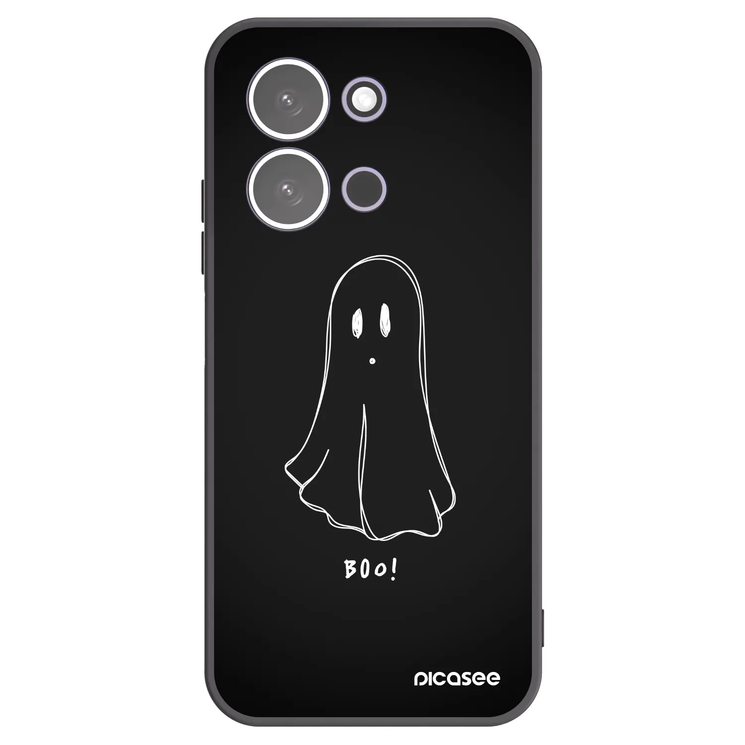 Picasee silikónový čierny obal pre Xiaomi Redmi 15C 5G - Ghost 2