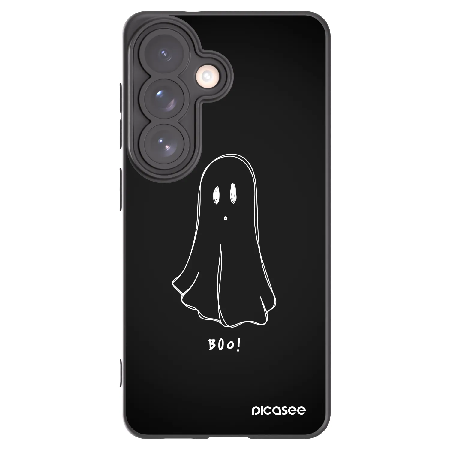 Picasee silikónový čierny obal pre Samsung Galaxy S26 - Ghost 2