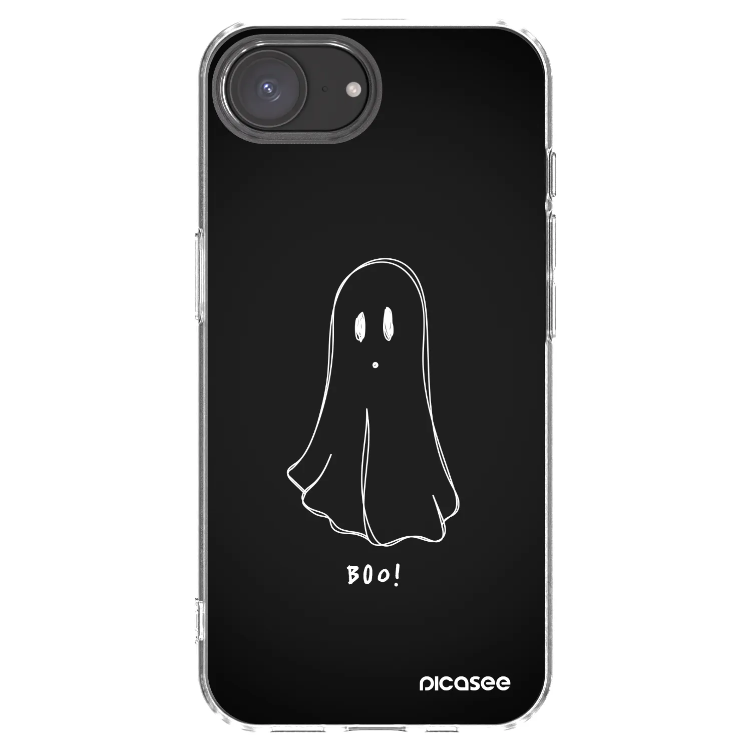 Picasee silikónový prehľadný obal pre Apple iPhone 17e - Ghost 2