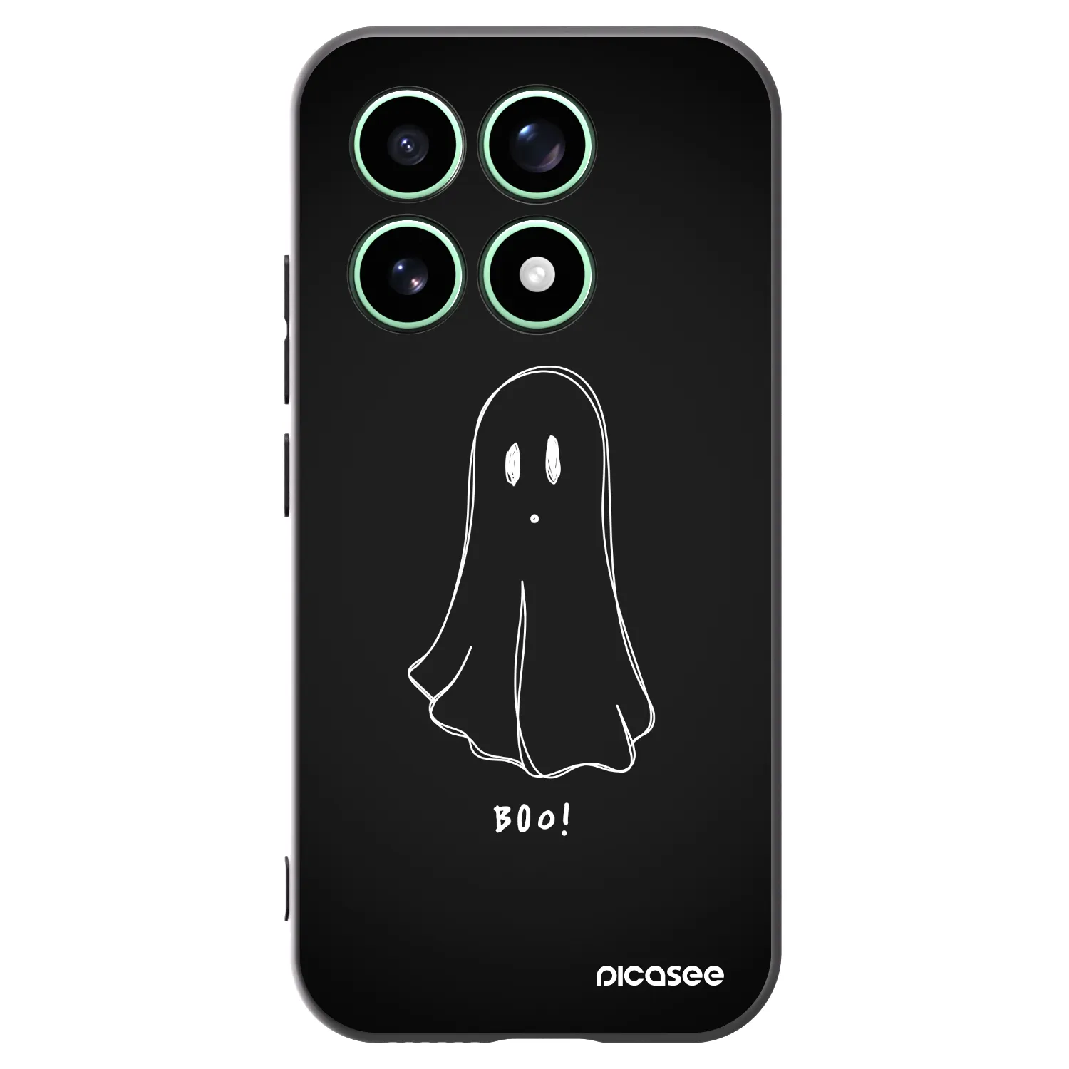 Picasee silikónový čierny obal pre Xiaomi 17 - Ghost 2