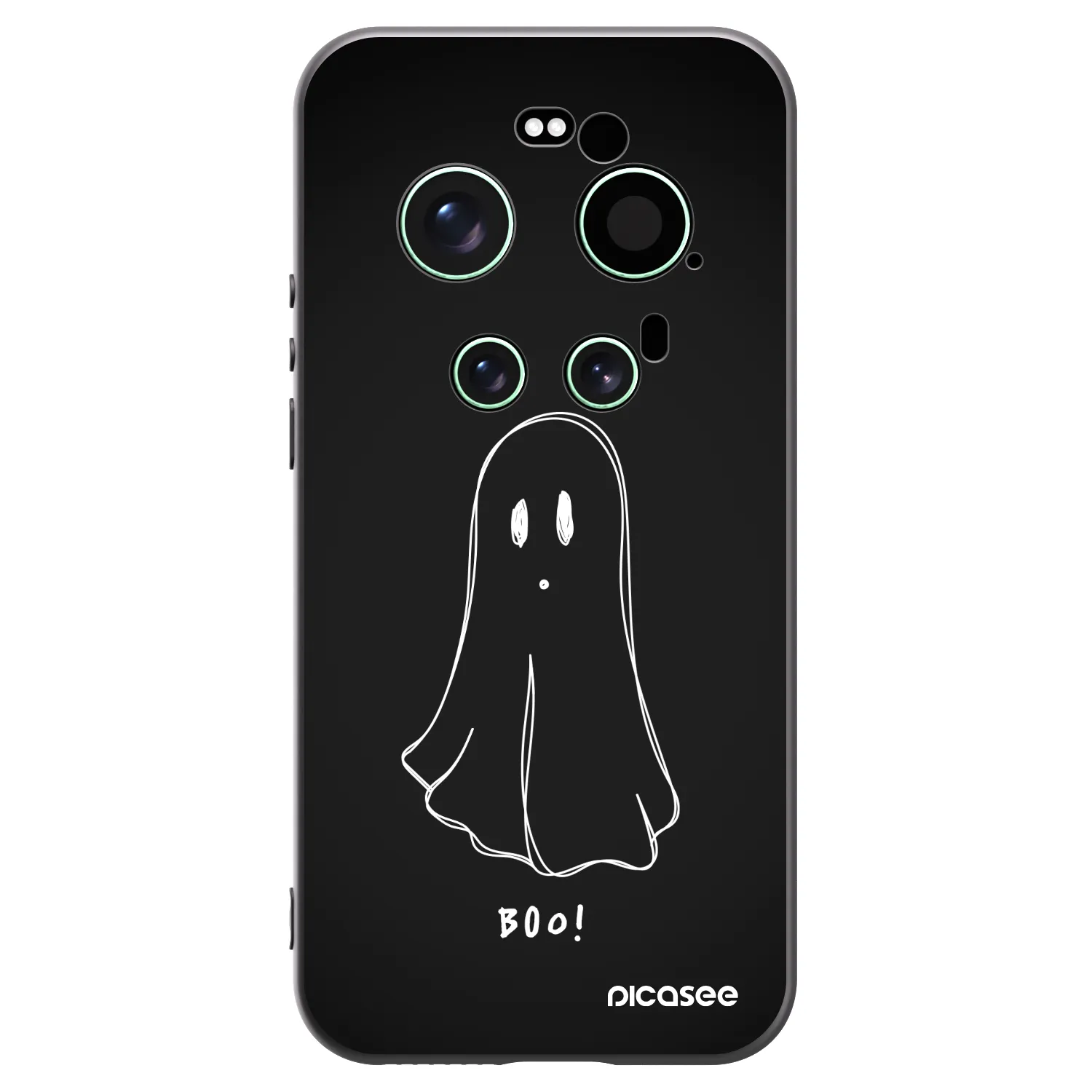 Picasee silikónový čierny obal pre Xiaomi 17 Ultra - Ghost 2