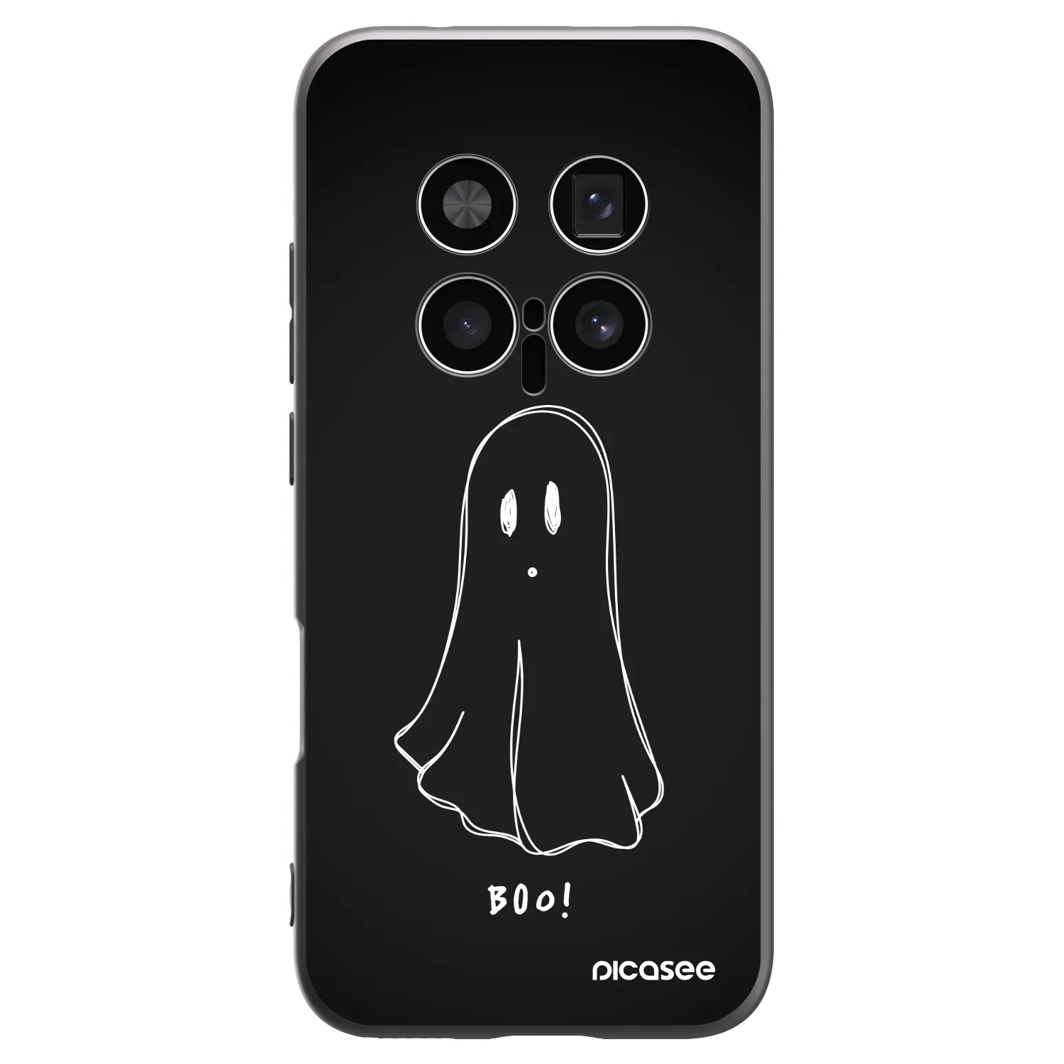 Picasee silikónový čierny obal pre Honor Magic8 Pro 5G - Ghost 2