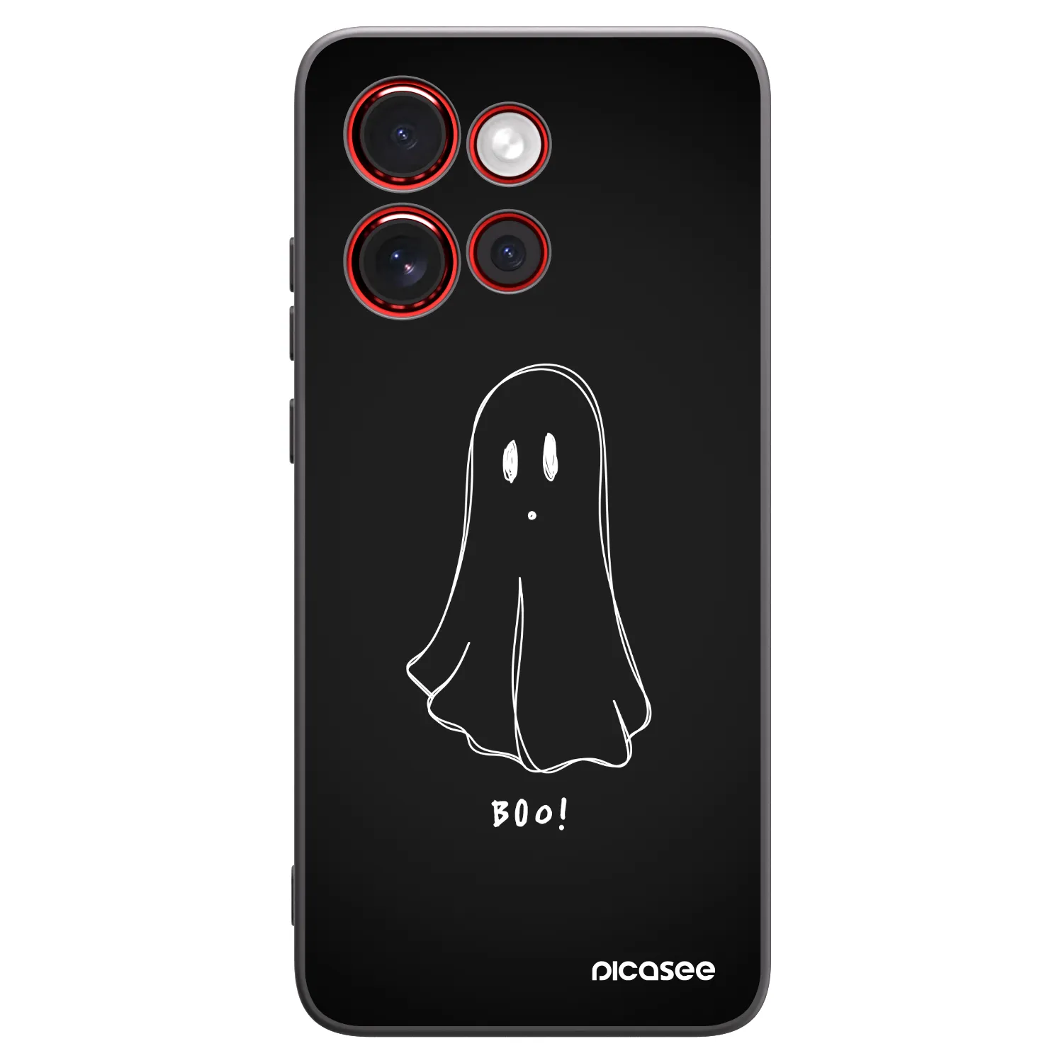 Picasee silikónový čierny obal pre Motorola Edge 60 Neo 5G - Ghost 2