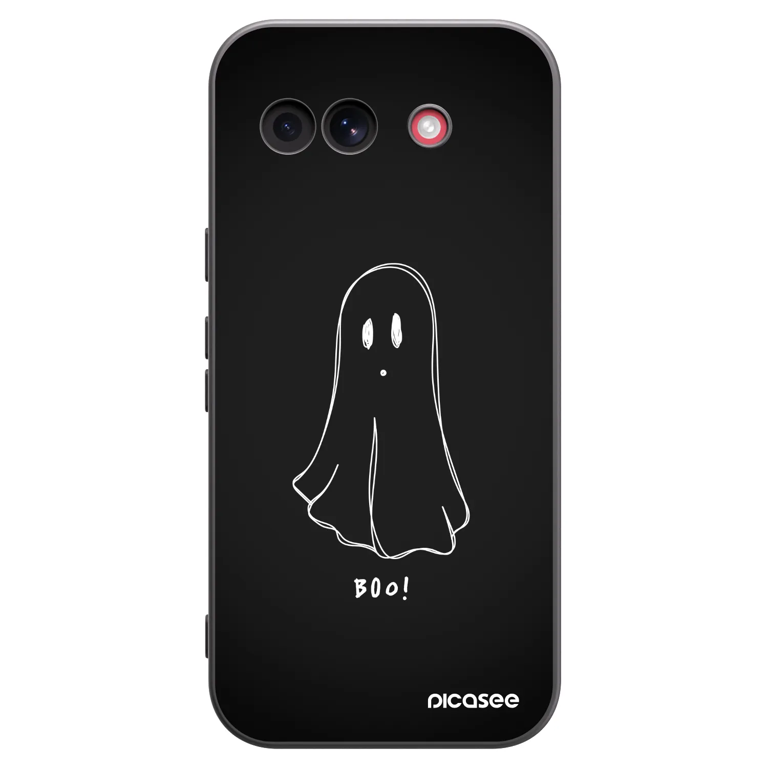 Picasee silikónový čierny obal pre Google Pixel 10a - Ghost 2