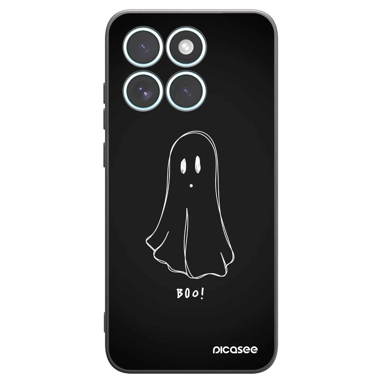Picasee silikónový čierny obal pre Motorola Edge 70 Fusion - Ghost 2