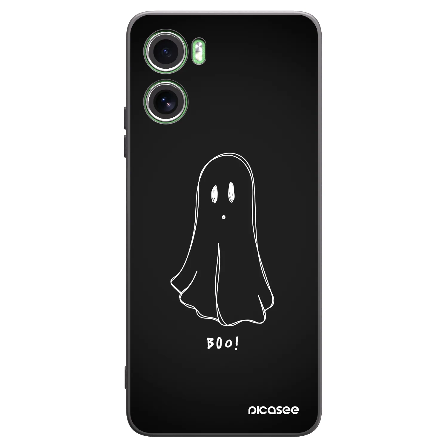 Picasee silikónový čierny obal pre Motorola Moto G06 - Ghost 2