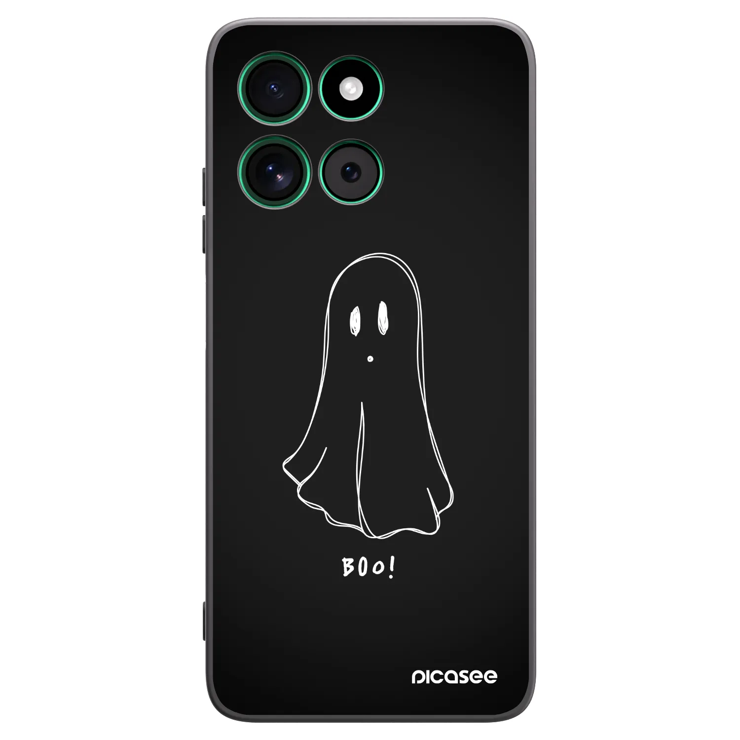 Picasee silikónový čierny obal pre Motorola Moto G57 Power - Ghost 2