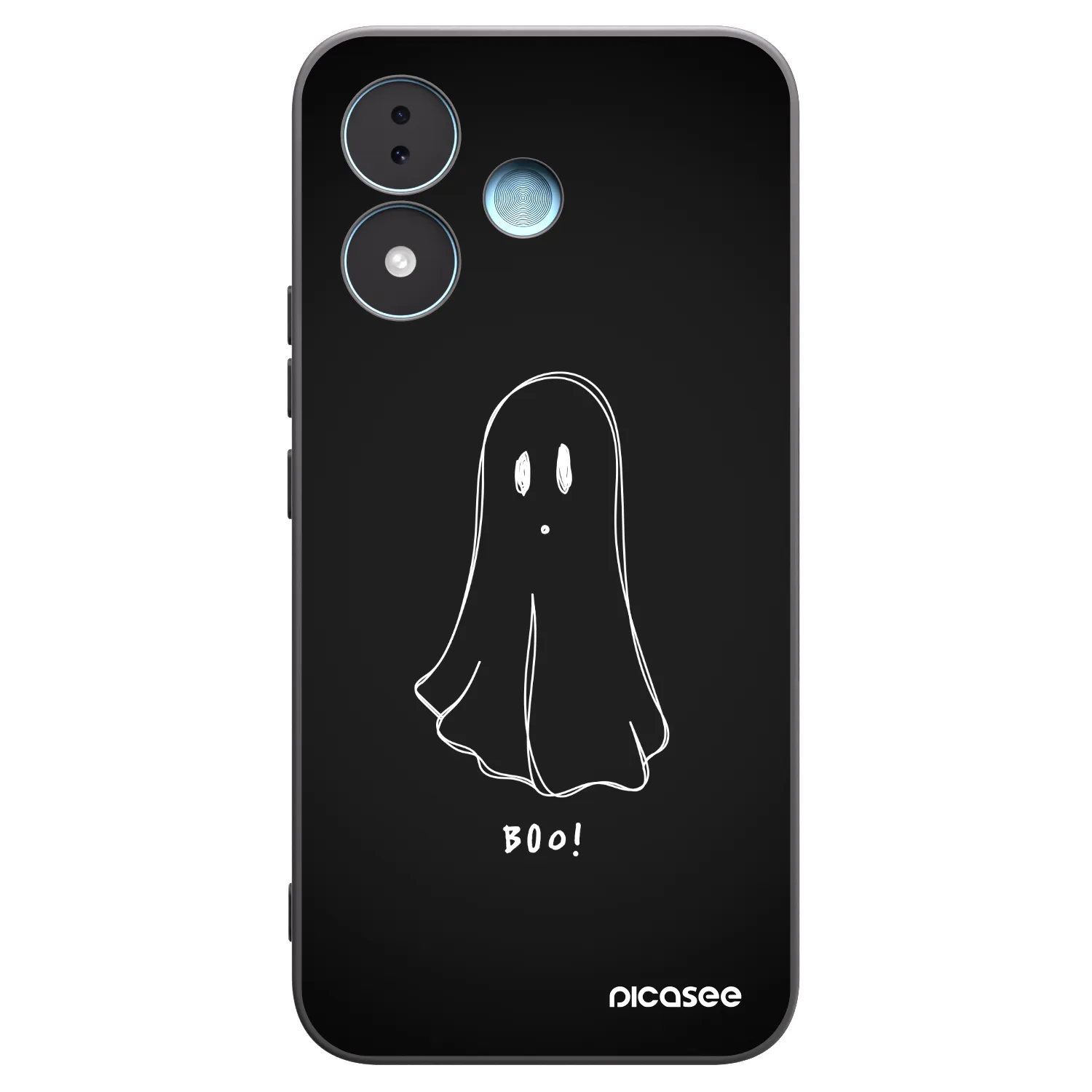 Picasee silikónový čierny obal pre Xiaomi Redmi Note 17 5G - Ghost 2
