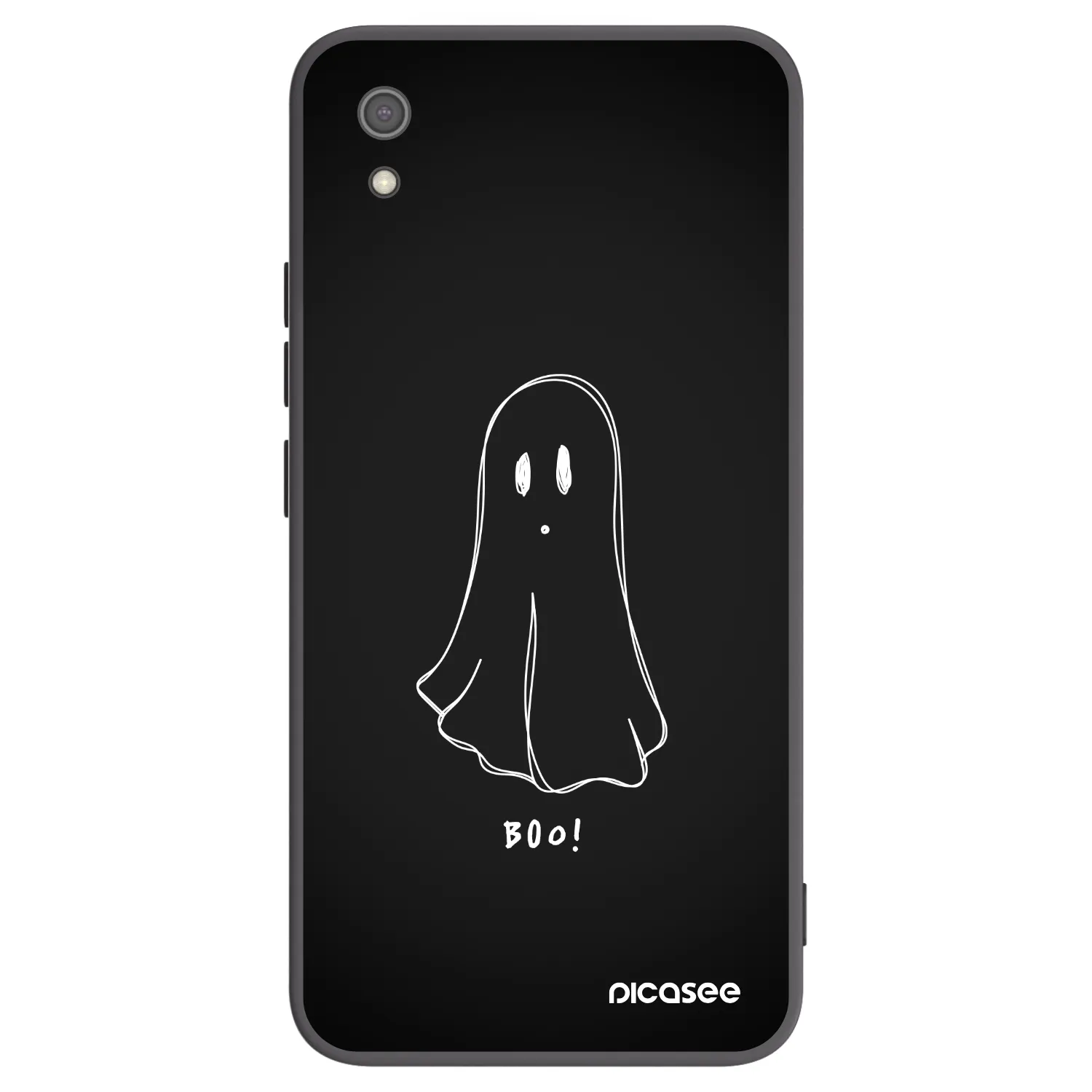 Picasee silikónový čierny obal pre Xiaomi Redmi 7A - Ghost 2