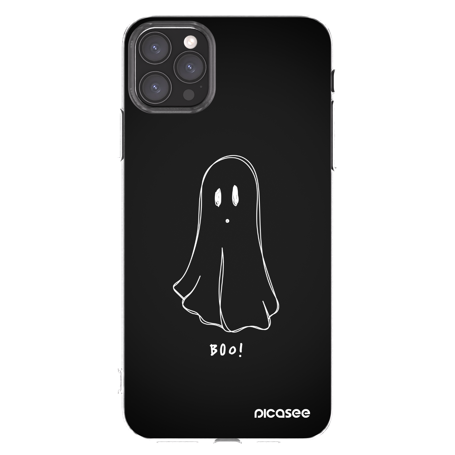 Picasee silikónový prehľadný obal pre Apple iPhone 11 Pro Max - Ghost 2