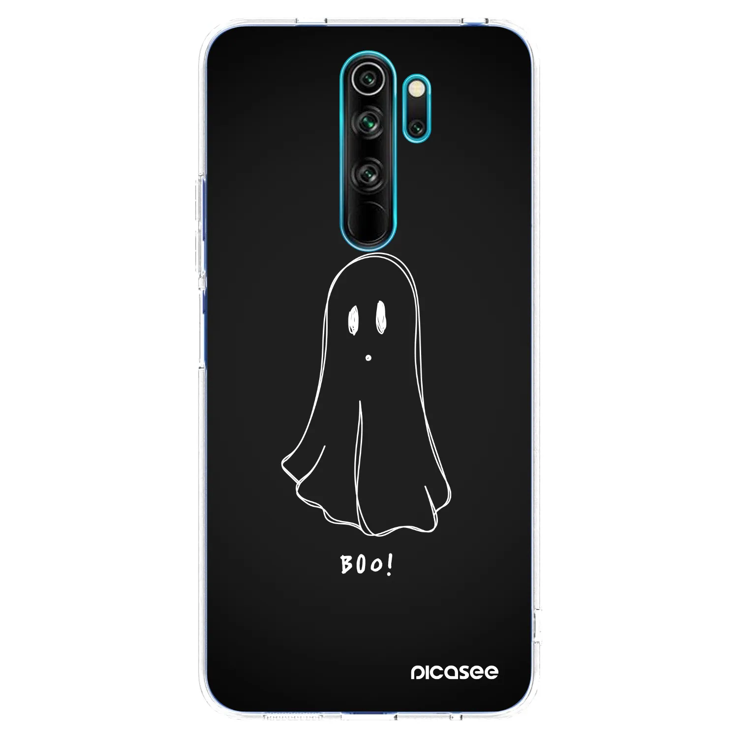 Picasee silikónový prehľadný obal pre Xiaomi Redmi Note 8 Pro - Ghost 2