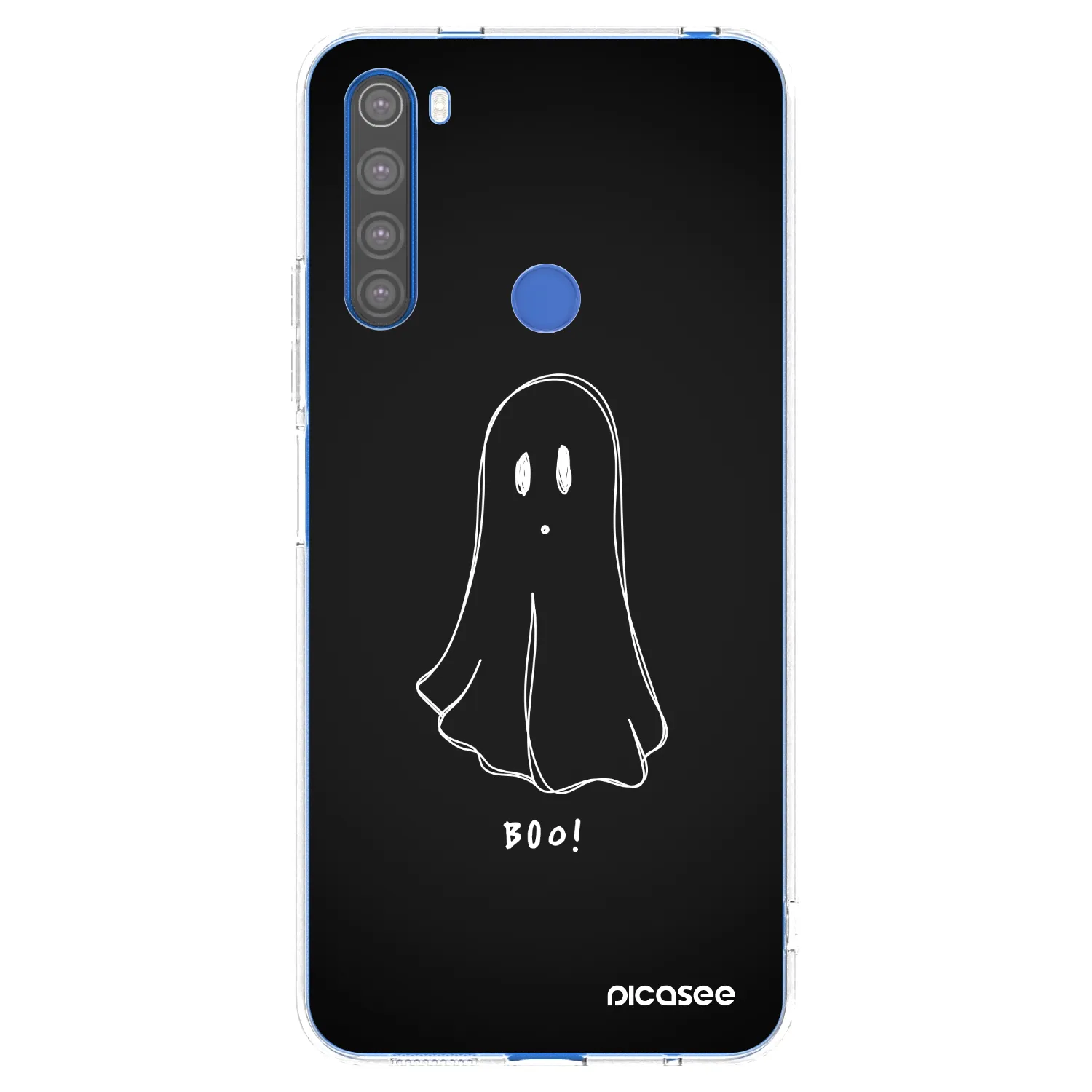 Picasee silikónový prehľadný obal pre Xiaomi Redmi Note 8T - Ghost 2