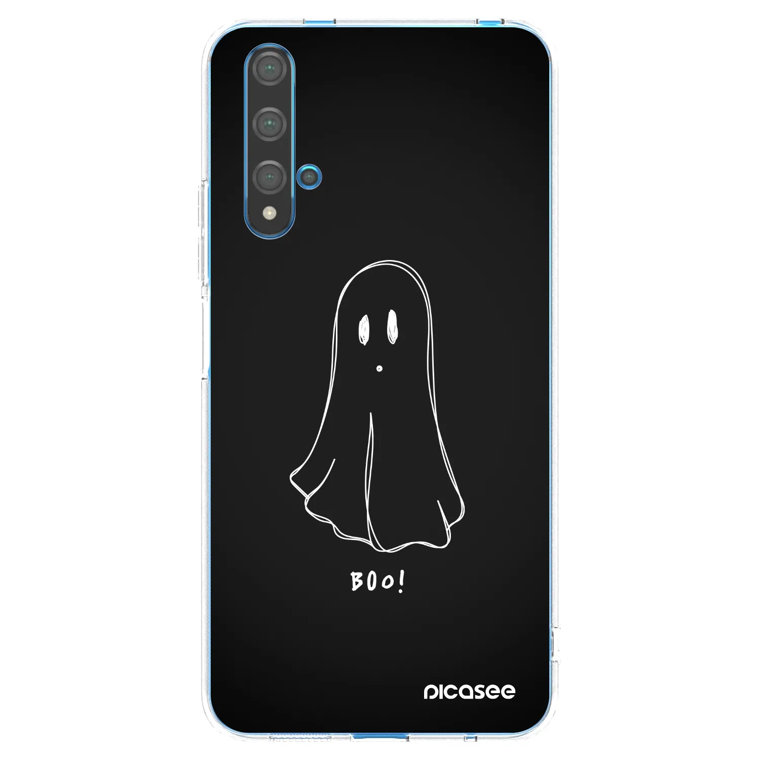 Picasee silikónový prehľadný obal pre Huawei Nova 5T - Ghost 2