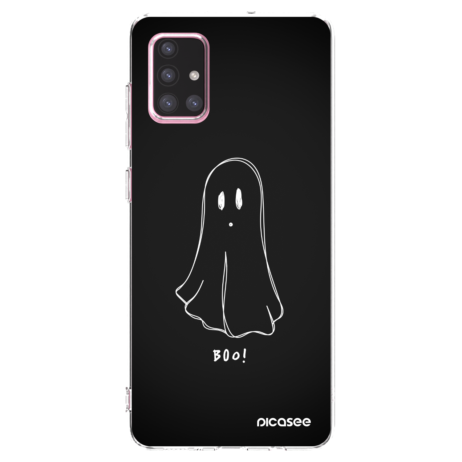 Picasee silikónový prehľadný obal pre Samsung Galaxy A71 A715F - Ghost 2