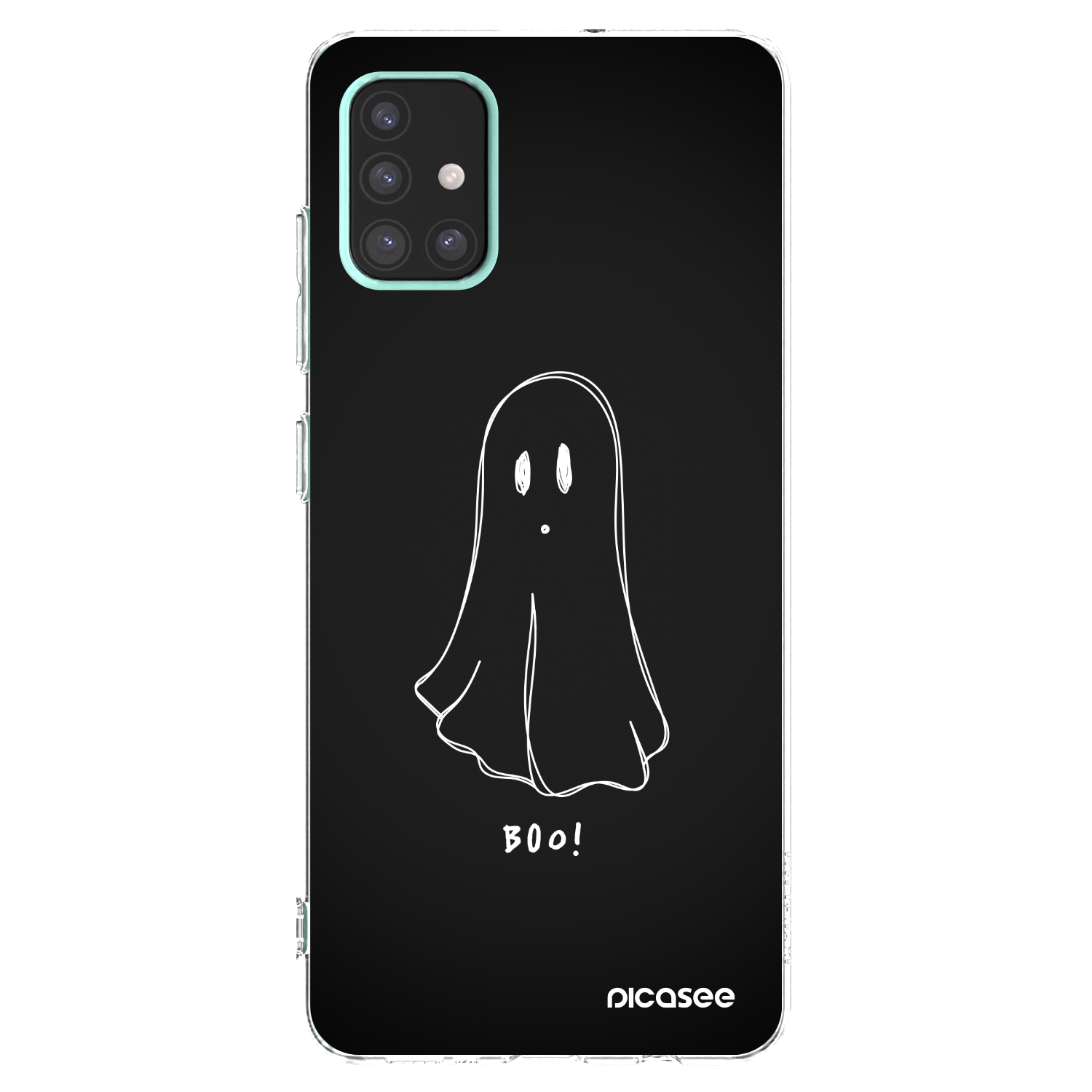 Picasee silikónový prehľadný obal pre Samsung Galaxy A51 A515F - Ghost 2