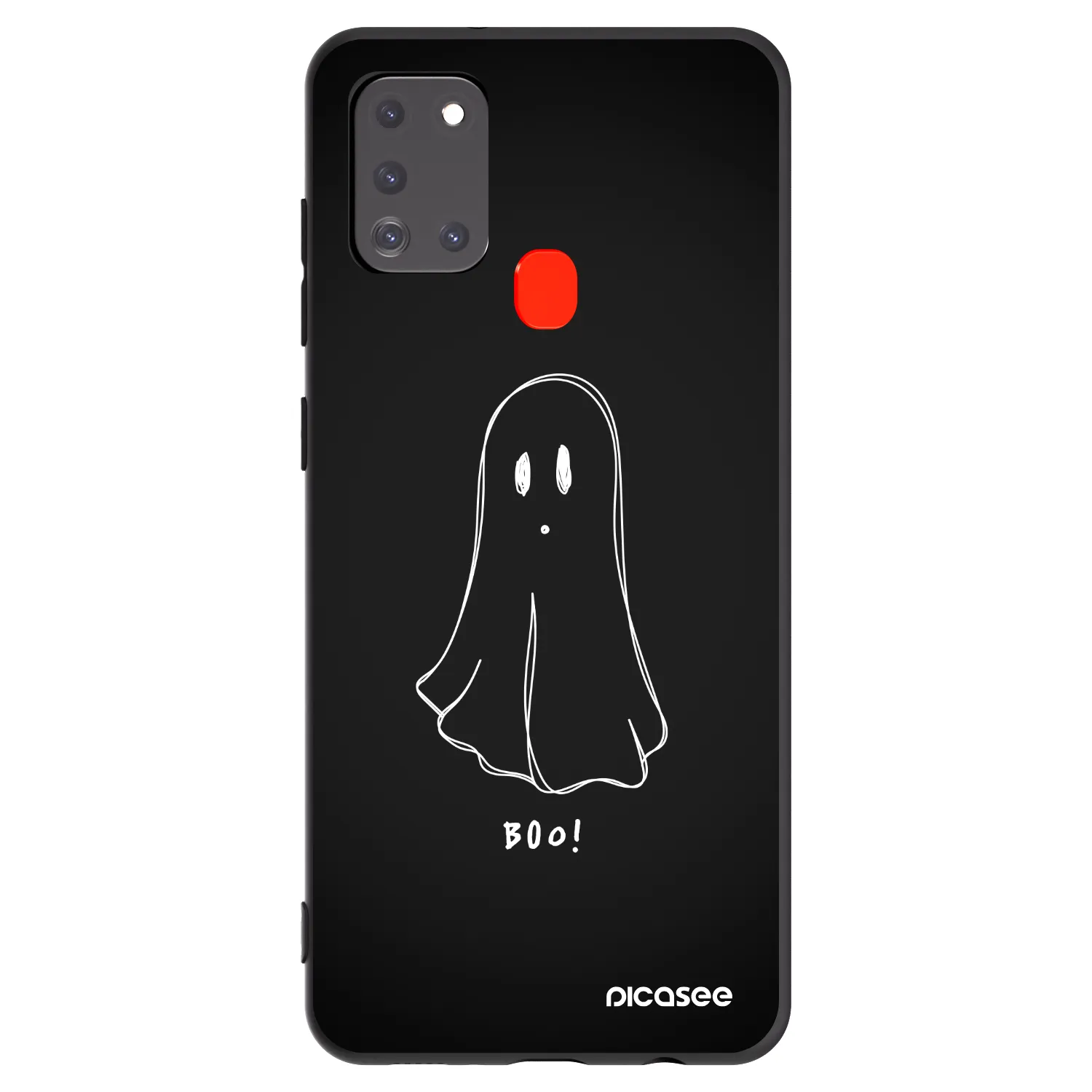 Picasee silikónový čierny obal pre Samsung Galaxy A21s - Ghost 2