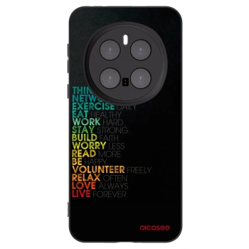 Picasee silikónový čierny obal pre Honor Magic7 Pro 5G - Motto života