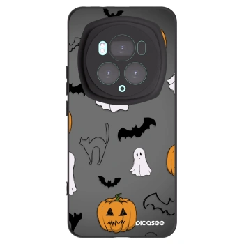 Picasee silikónový čierny obal pre Honor Magic6 Pro - Spooky crew