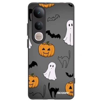 Picasee silikónový čierny obal pre Vivo V50 Lite 5G - Spooky crew