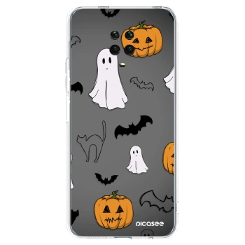 Picasee silikónový prehľadný obal pre Xiaomi Redmi Note 9S - Spooky crew