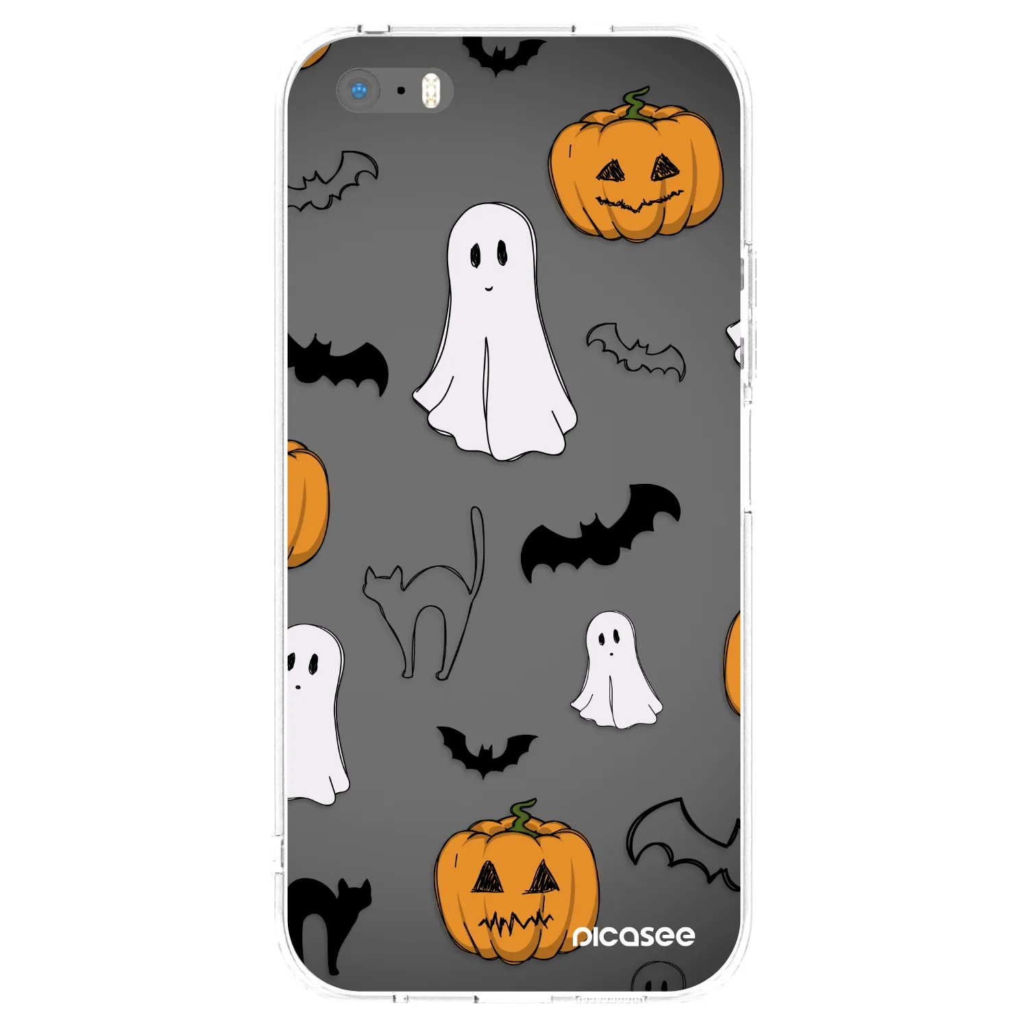 Picasee silikónový prehľadný obal pre Apple iPhone 5/5S/SE - Spooky crew