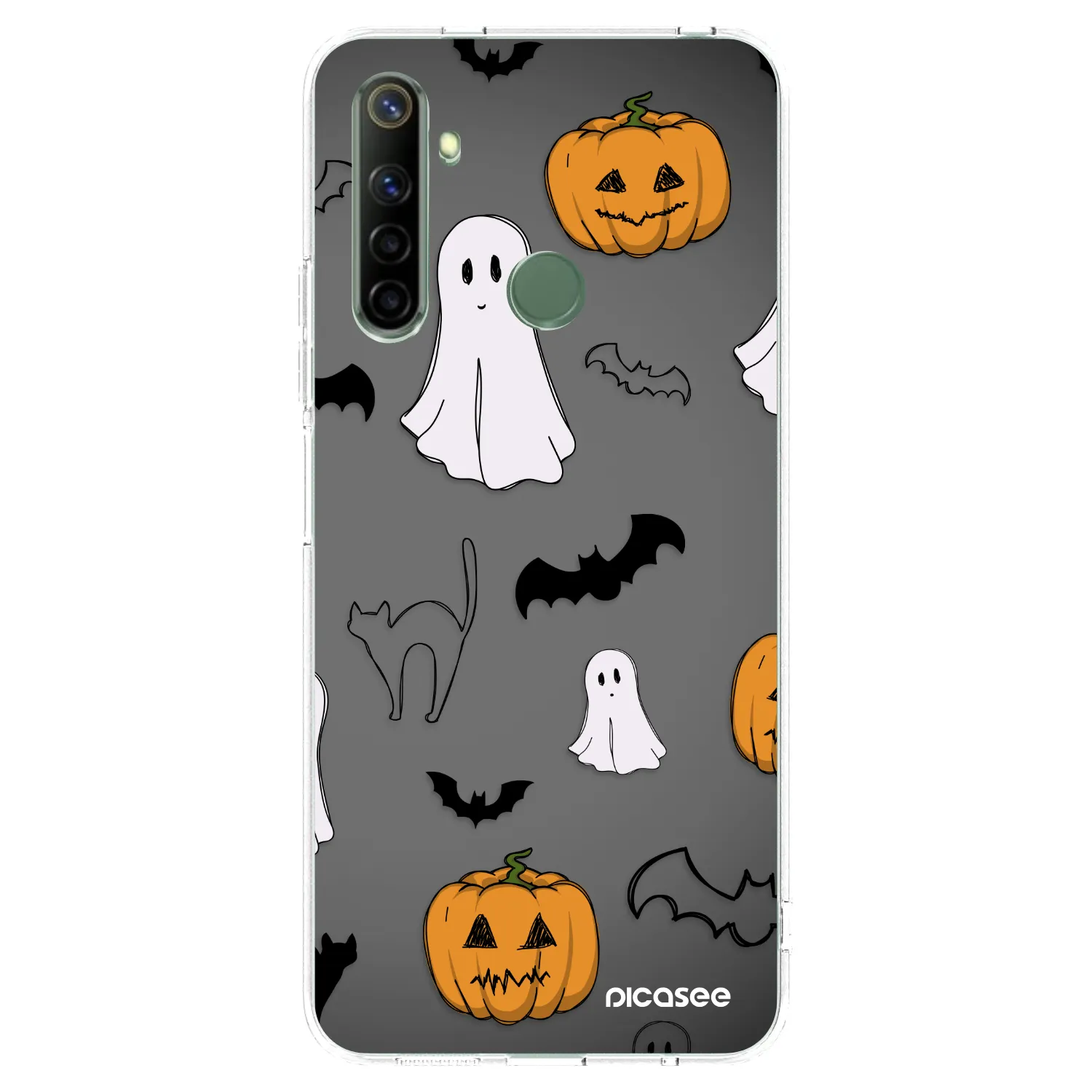 Picasee silikónový prehľadný obal pre Realme 6i - Spooky crew