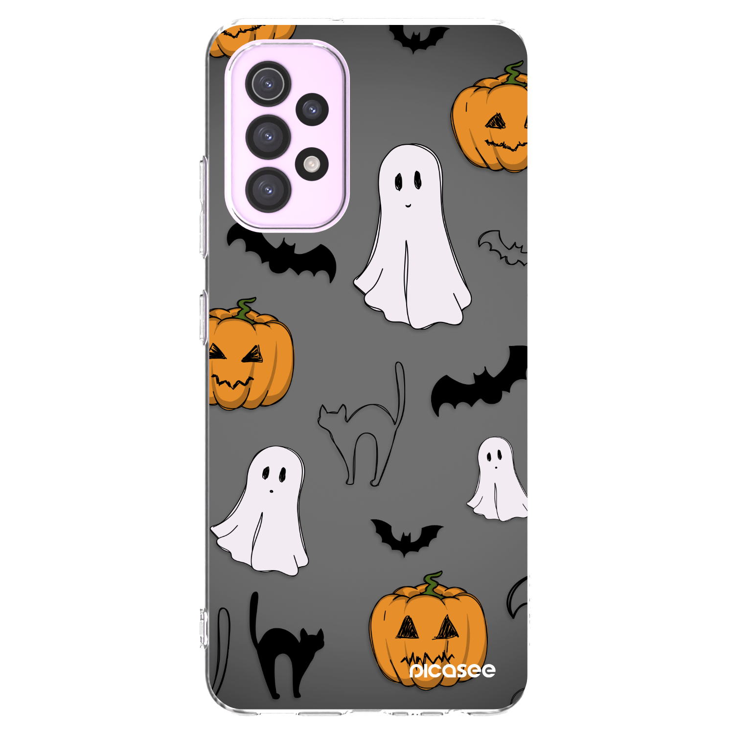 Picasee silikónový prehľadný obal pre Samsung Galaxy A32 5G A326B - Spooky crew