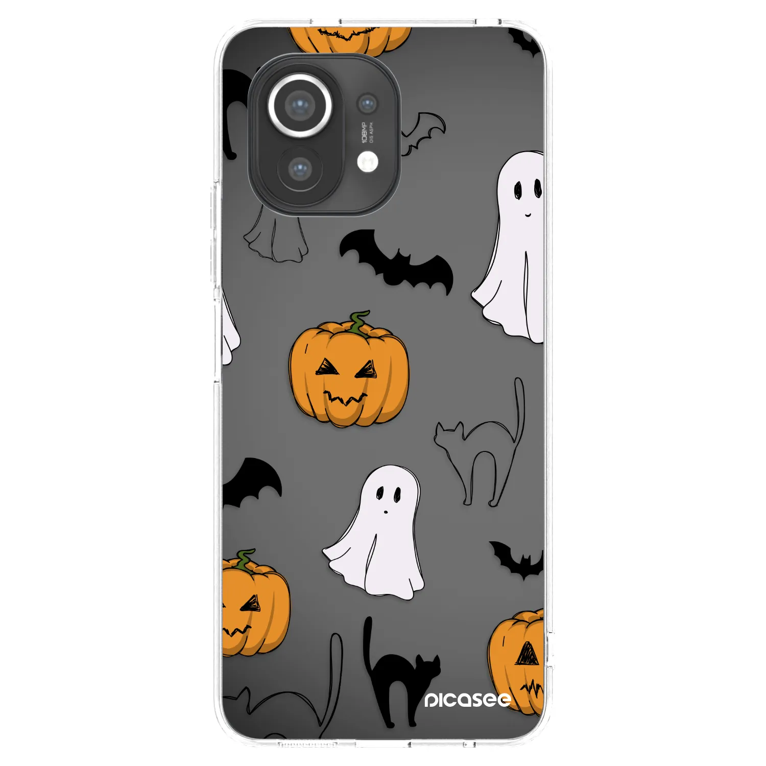 Picasee silikónový prehľadný obal pre Xiaomi Mi 11 - Spooky crew