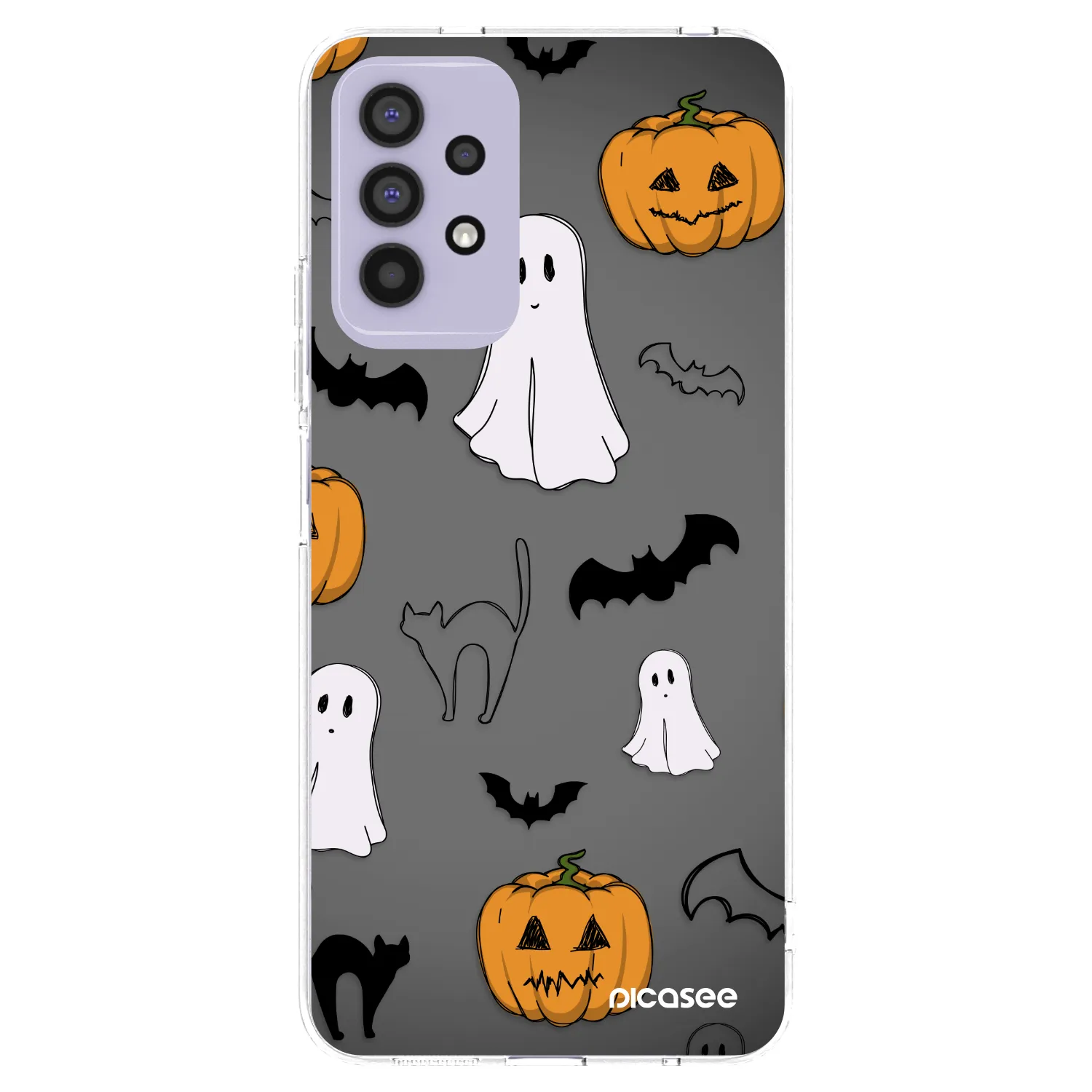 Picasee silikónový prehľadný obal pre Samsung Galaxy A32 4G SM-A325F - Spooky crew