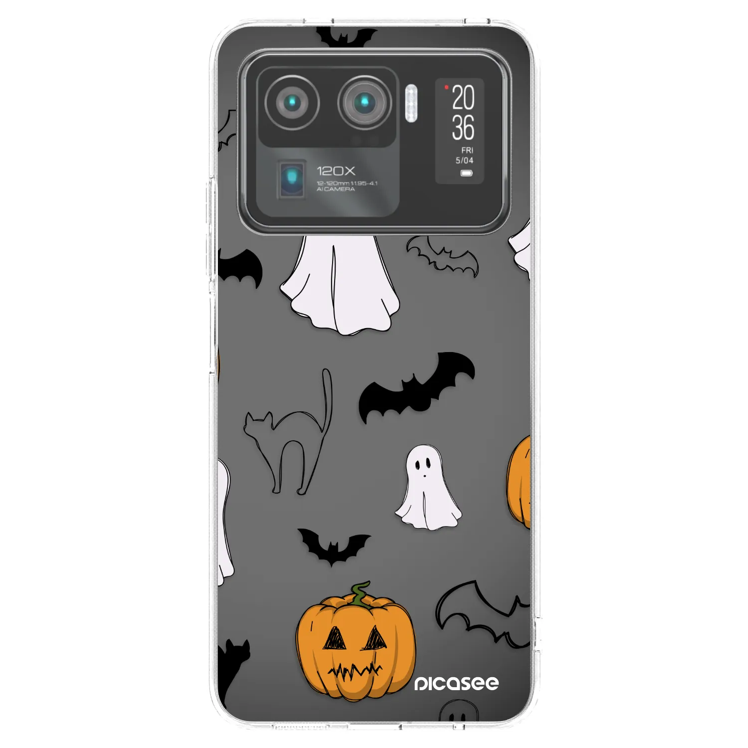 Picasee silikónový prehľadný obal pre Xiaomi Mi 11 Ultra - Spooky crew