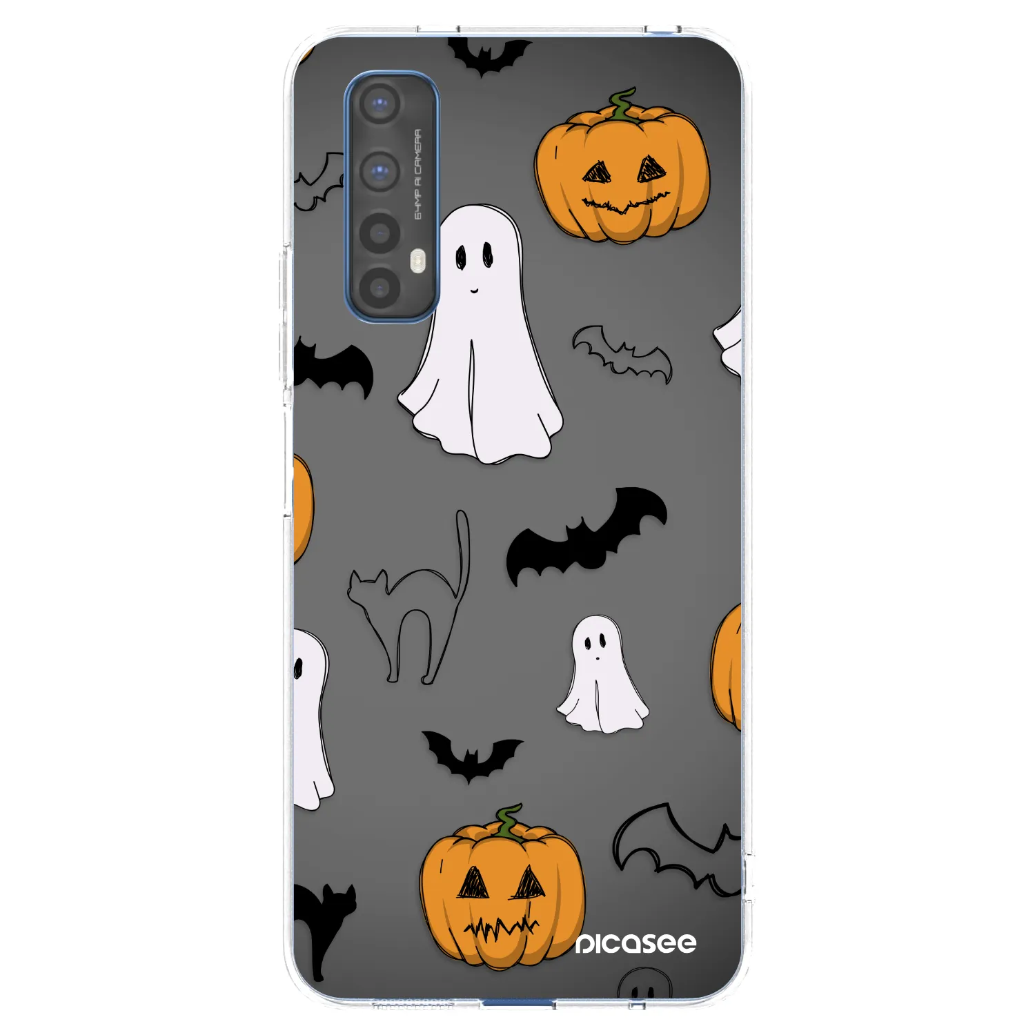 Picasee silikónový prehľadný obal pre Realme 7 - Spooky crew