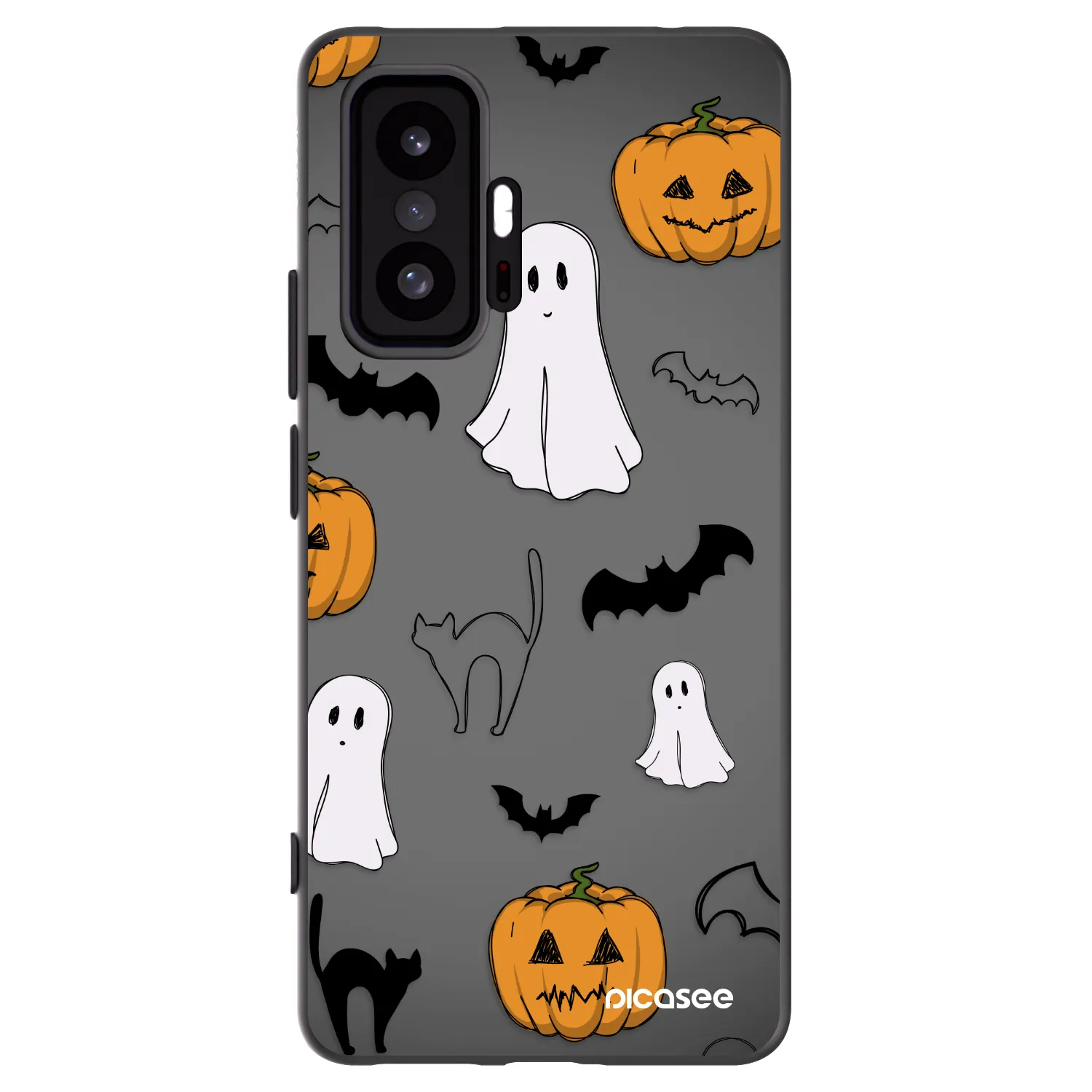 Picasee silikónový čierny obal pre Xiaomi 11T - Spooky crew