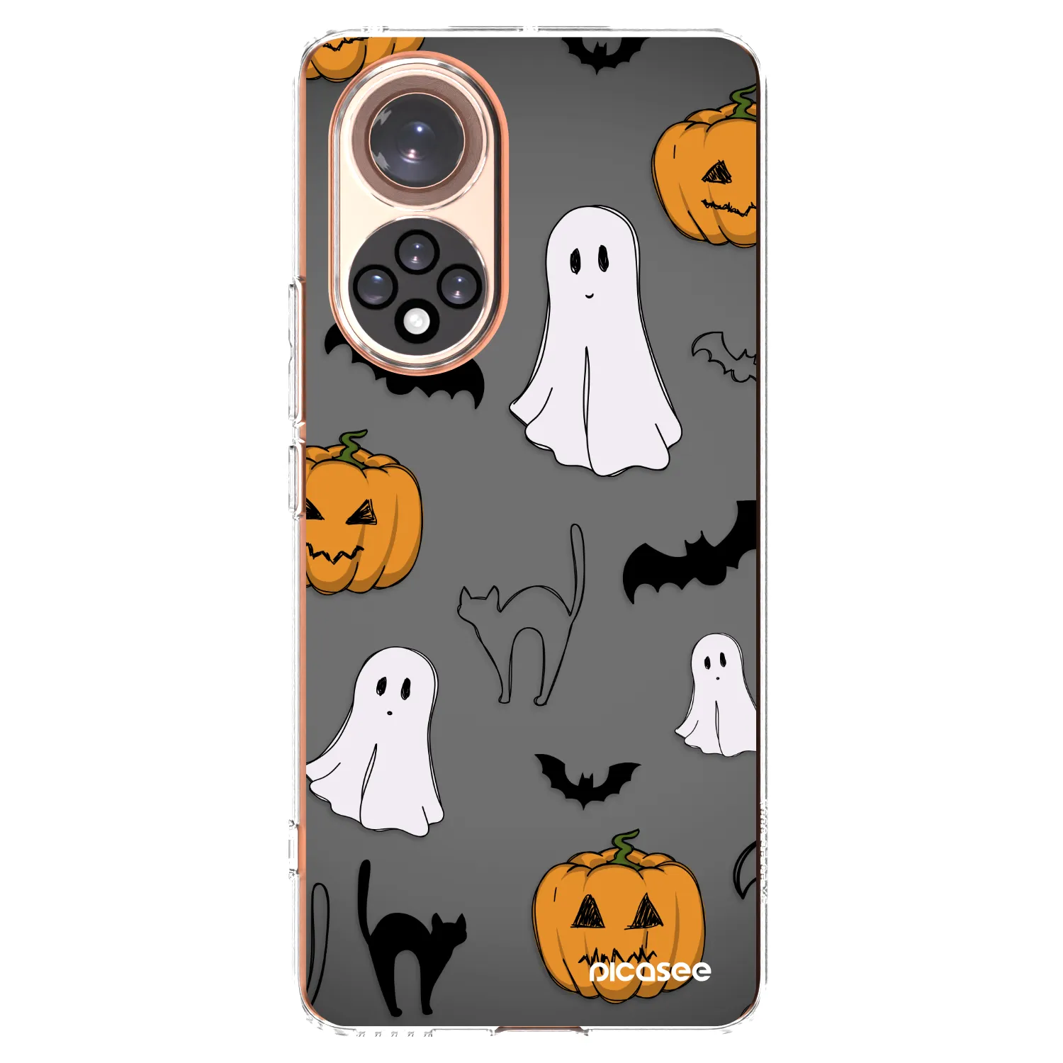 Picasee silikónový prehľadný obal pre Huawei Nova 9 - Spooky crew