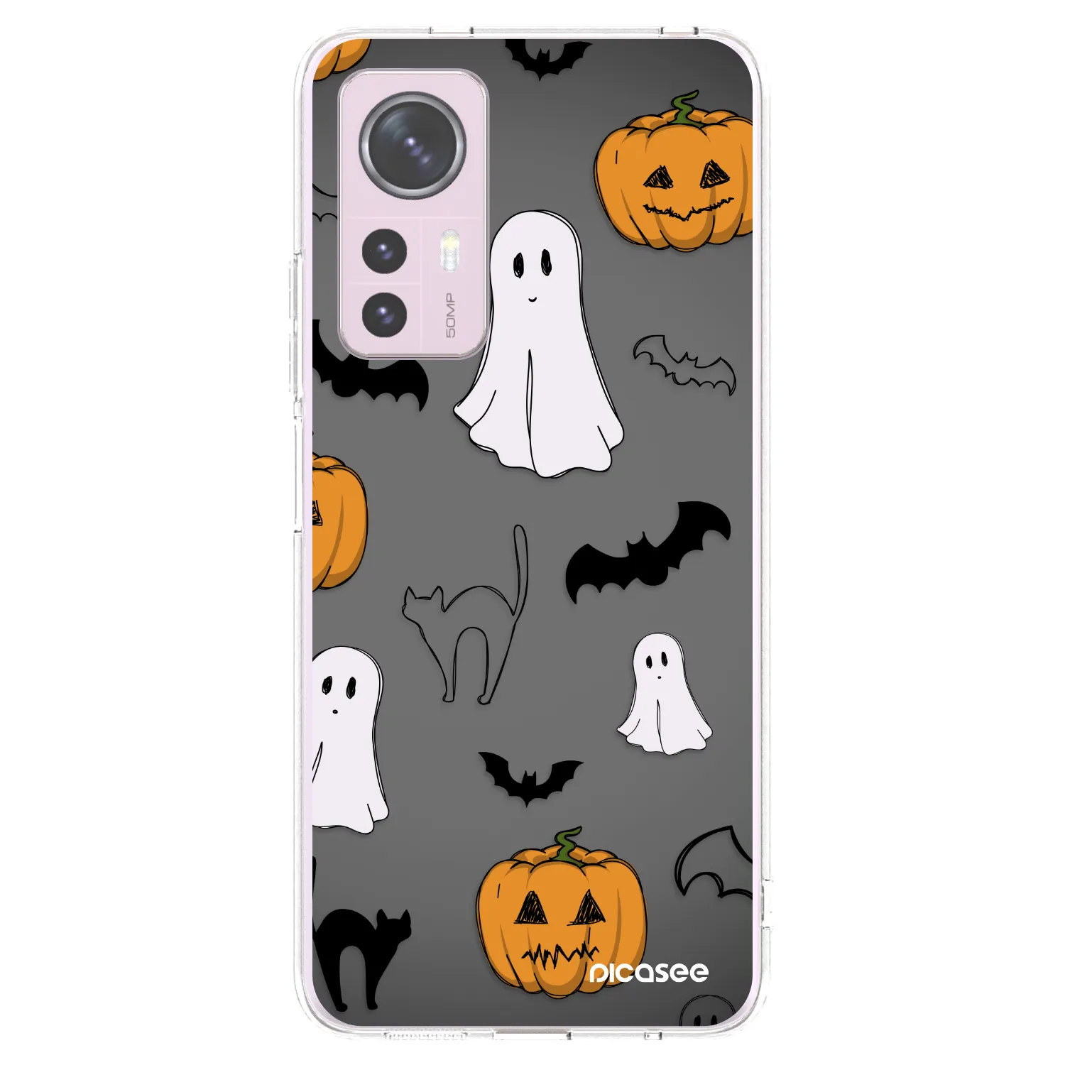 Picasee silikónový prehľadný obal pre Xiaomi 12 - Spooky crew