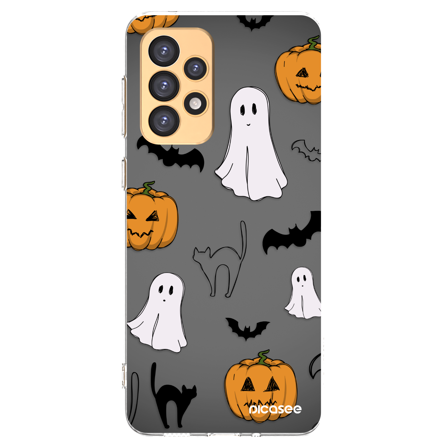 Picasee silikónový prehľadný obal pre Samsung Galaxy A33 5G A336 - Spooky crew