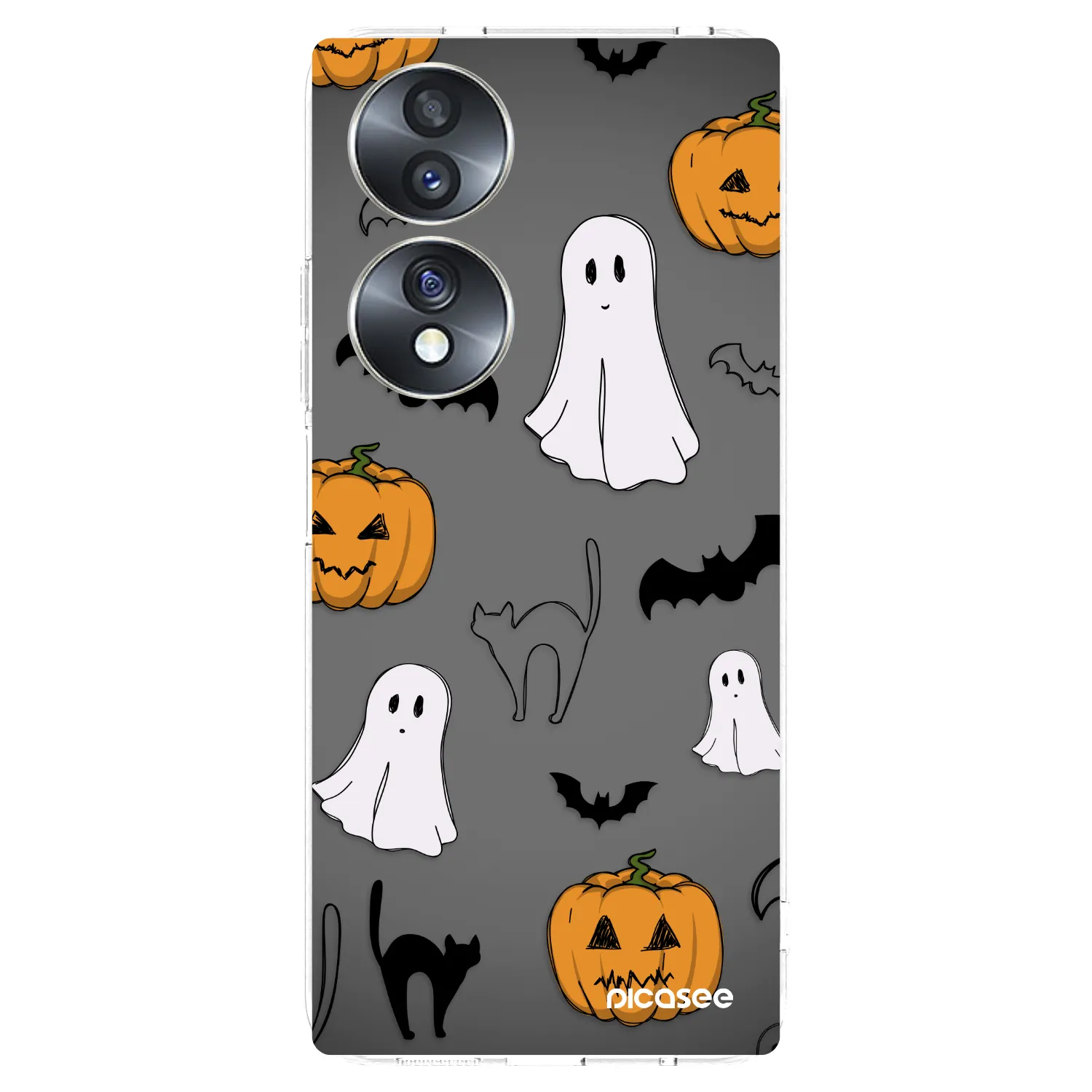 Picasee silikónový prehľadný obal pre Honor 70 - Spooky crew