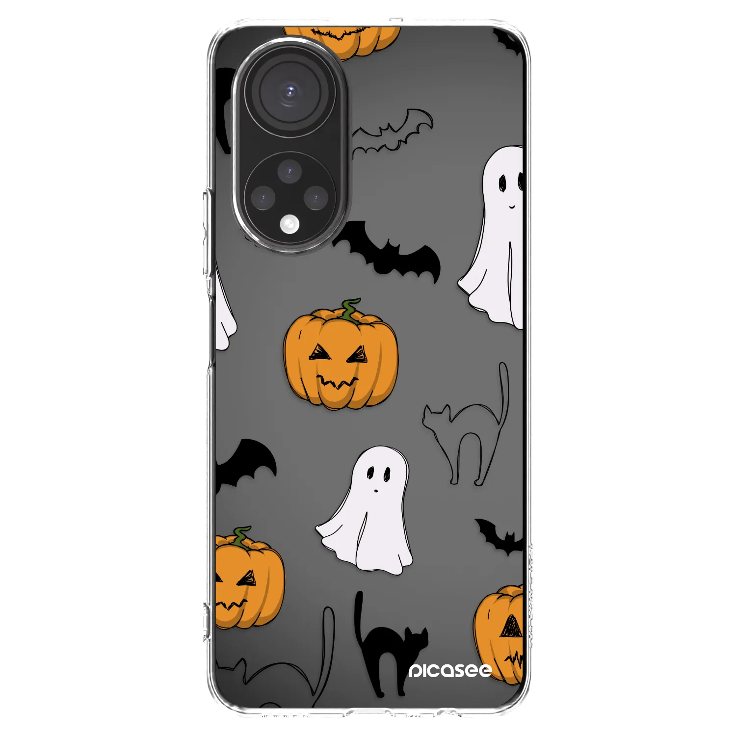 Picasee silikónový prehľadný obal pre Honor X7 - Spooky crew