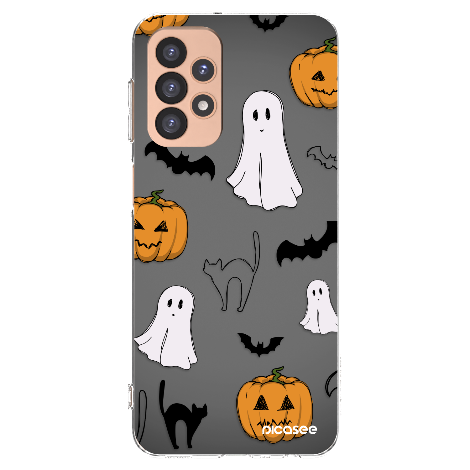 Picasee silikónový prehľadný obal pre Samsung Galaxy A23 A236B 5G - Spooky crew