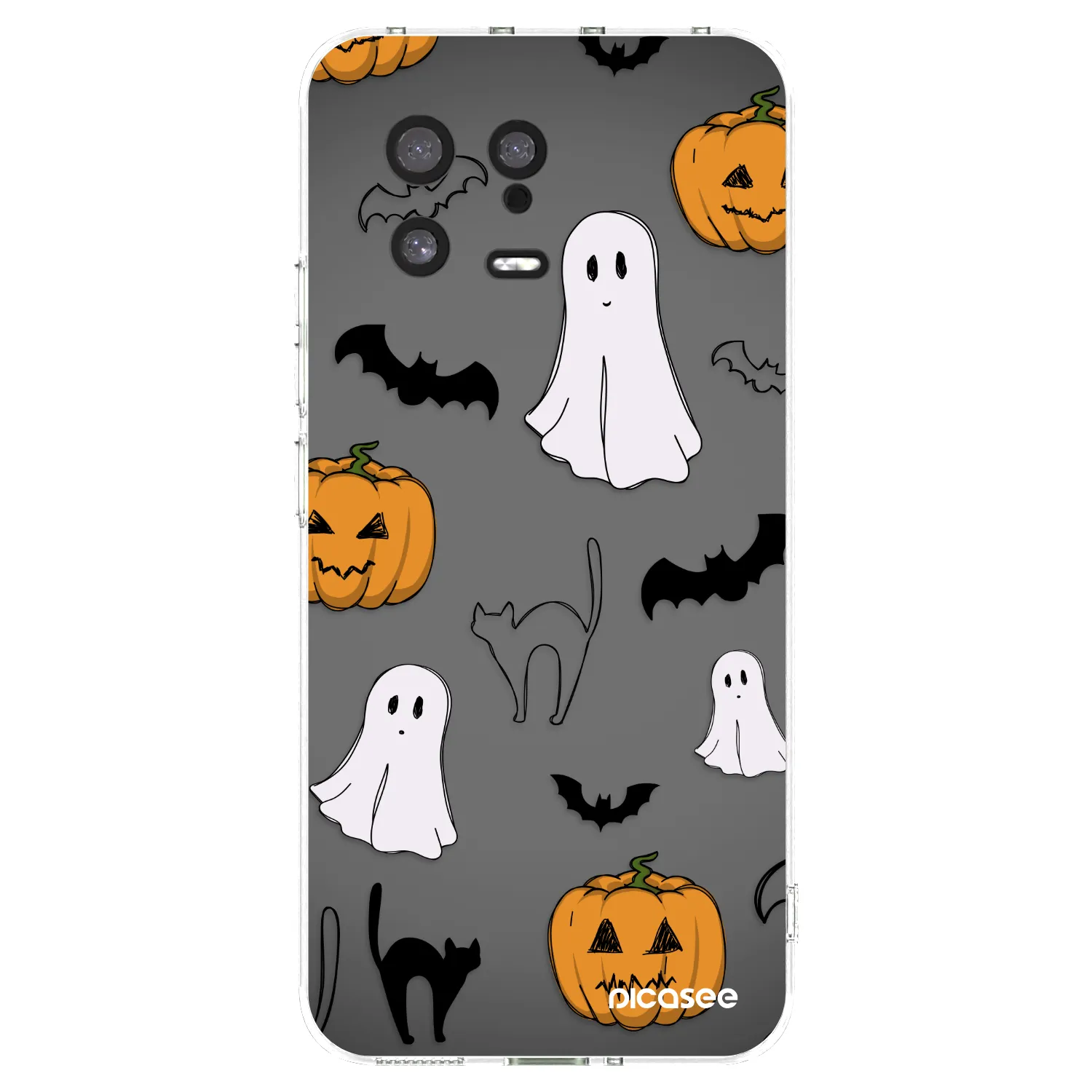 Picasee silikónový prehľadný obal pre Xiaomi 13 - Spooky crew