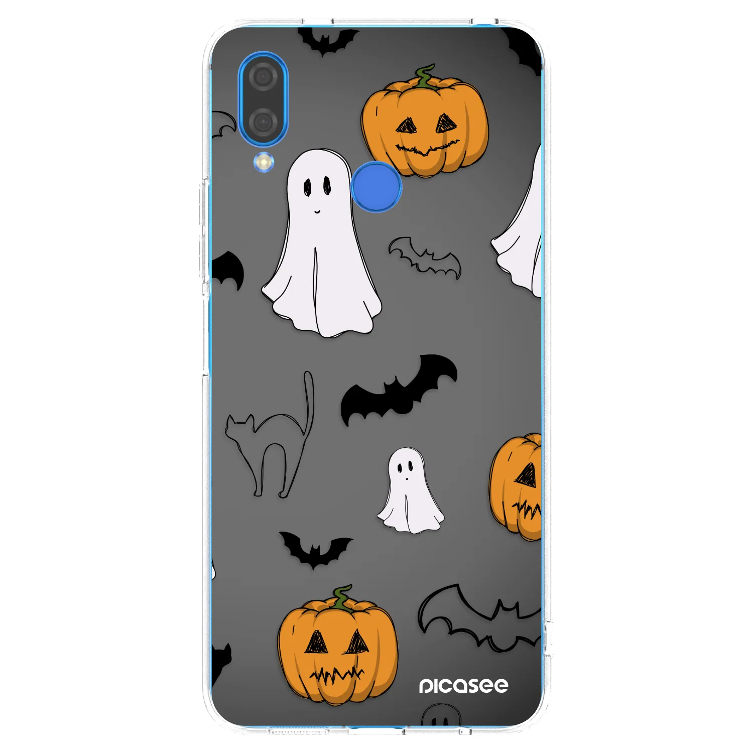 Picasee silikónový prehľadný obal pre Huawei Nova 3 - Spooky crew