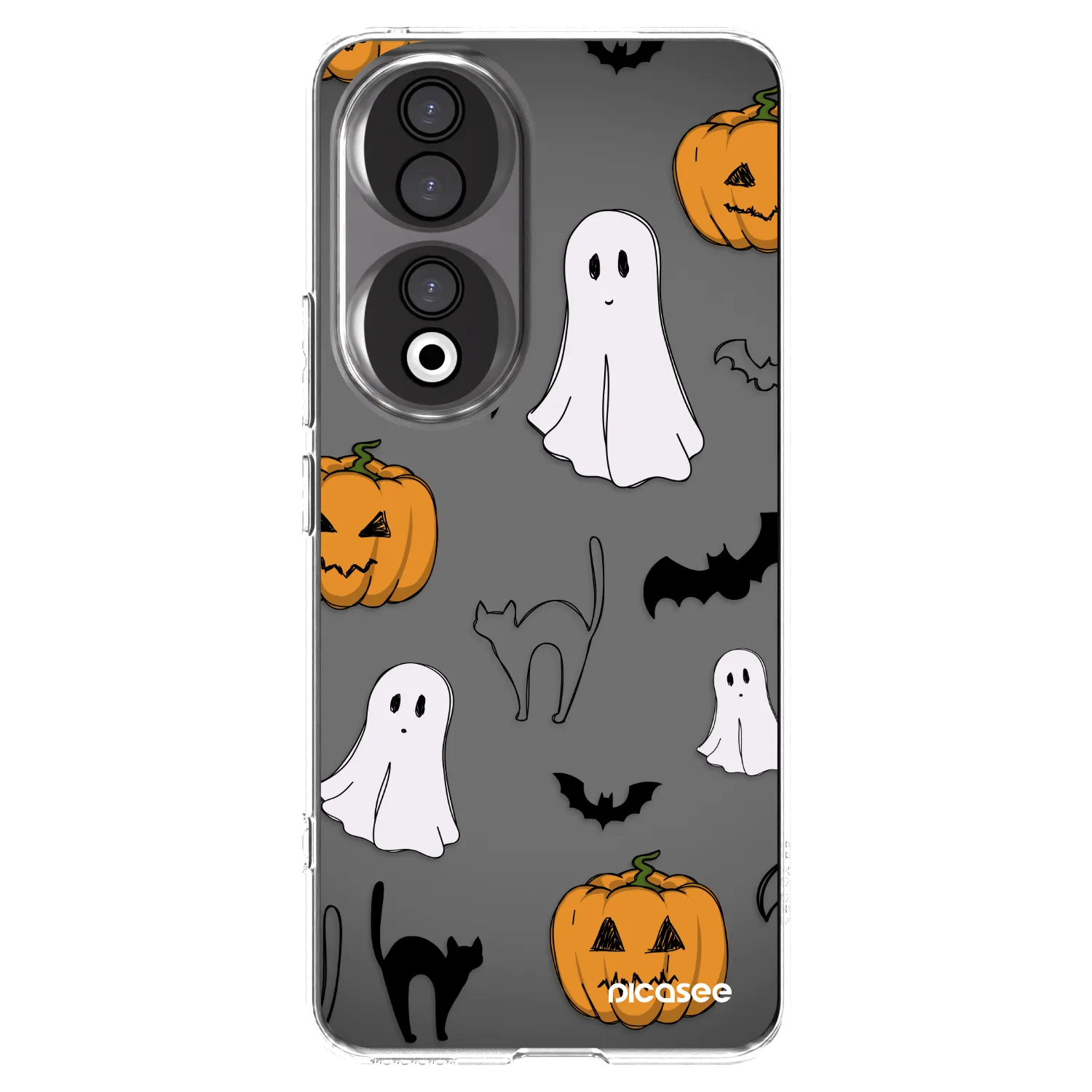Picasee silikónový prehľadný obal pre Honor 90 5G - Spooky crew