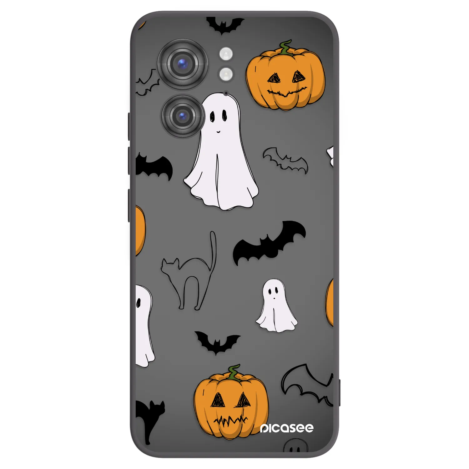 Picasee silikónový čierny obal pre Motorola Edge 40 - Spooky crew