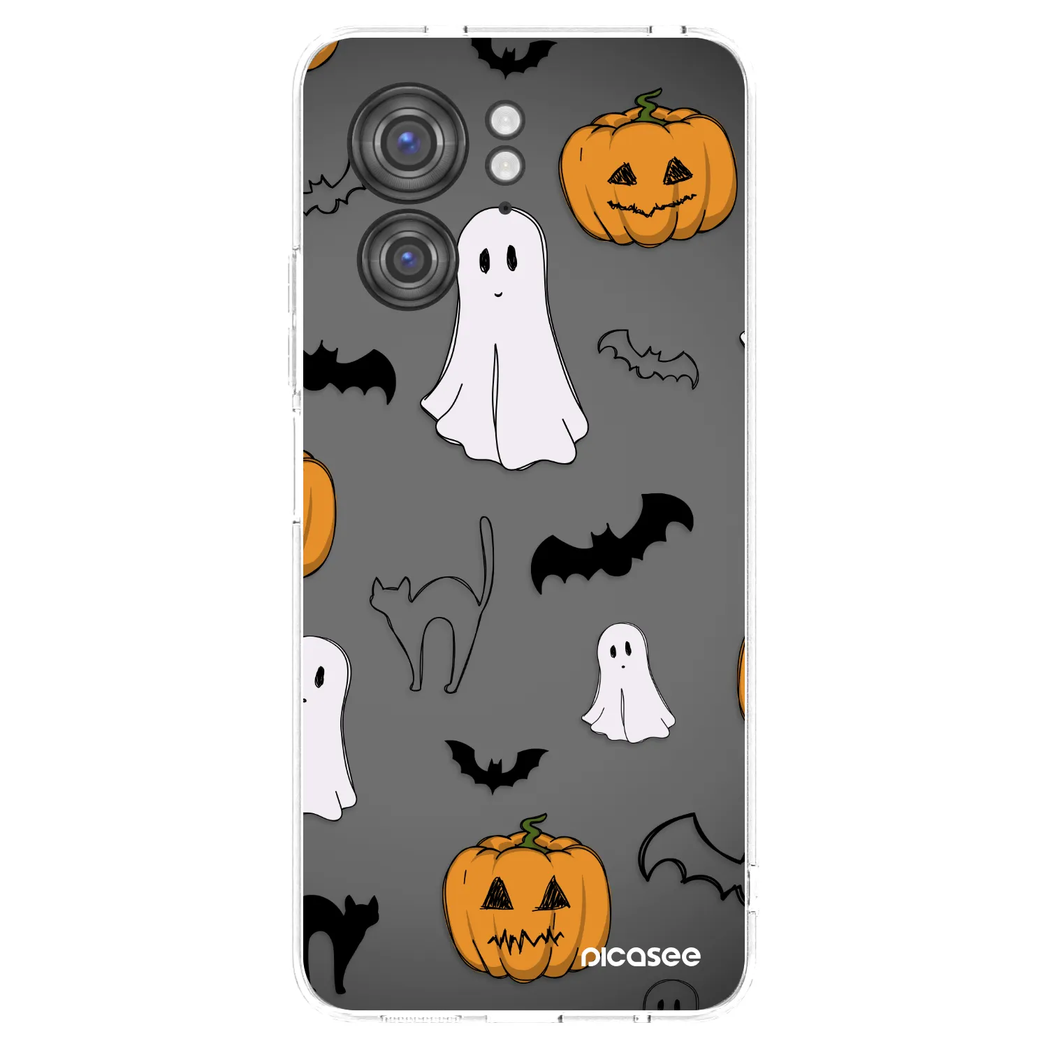 Picasee silikónový prehľadný obal pre Motorola Edge 40 - Spooky crew