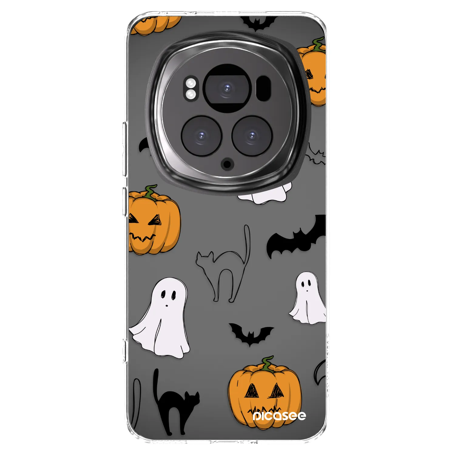 Picasee silikónový prehľadný obal pre Honor Magic6 Pro - Spooky crew