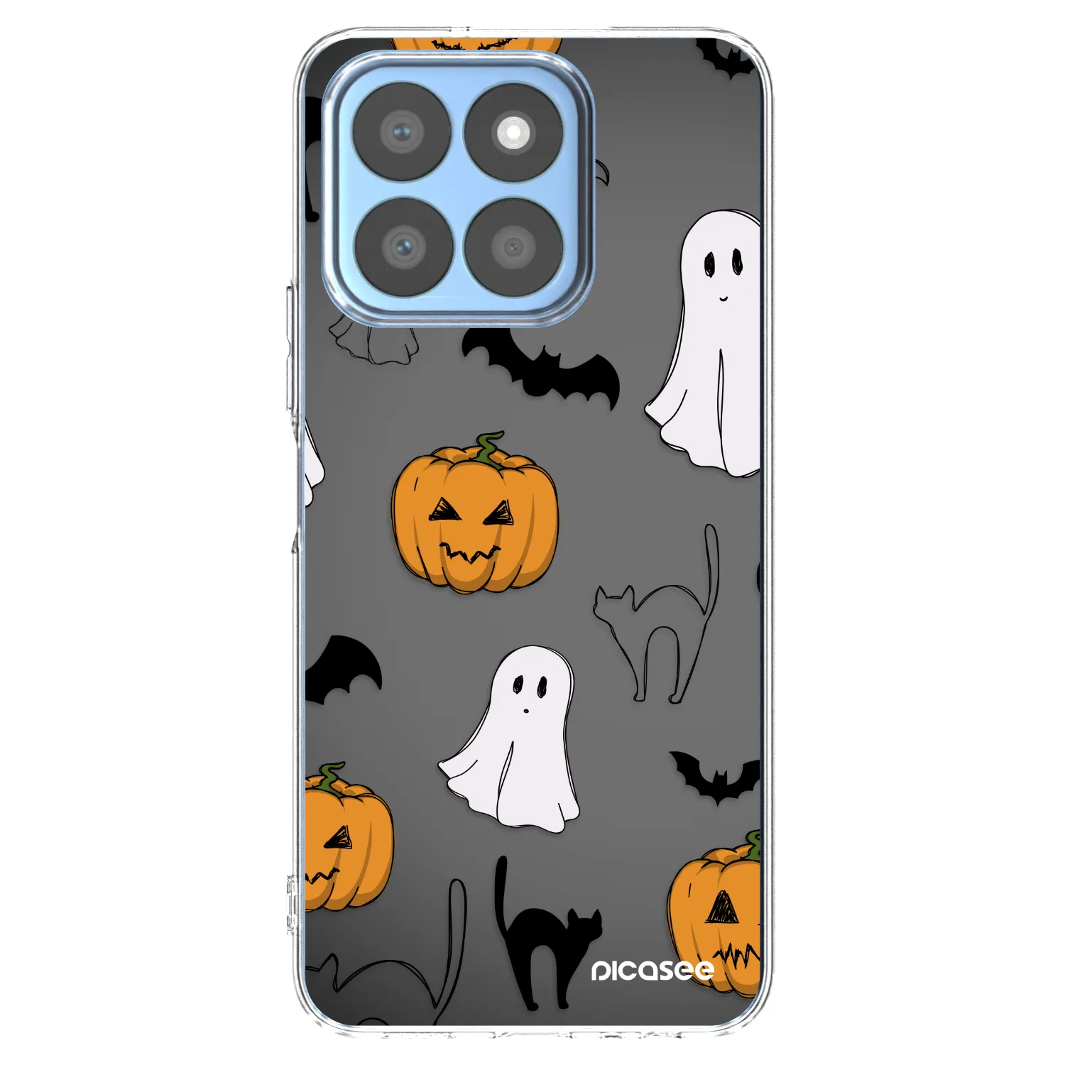 Picasee silikónový prehľadný obal pre Honor X8b - Spooky crew