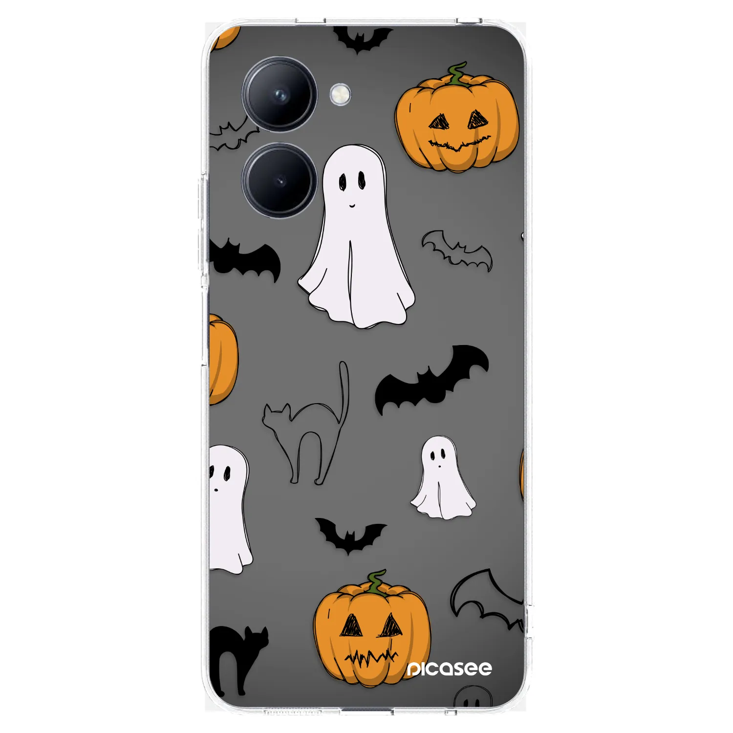 Picasee silikónový prehľadný obal pre Realme C33 (2023) - Spooky crew
