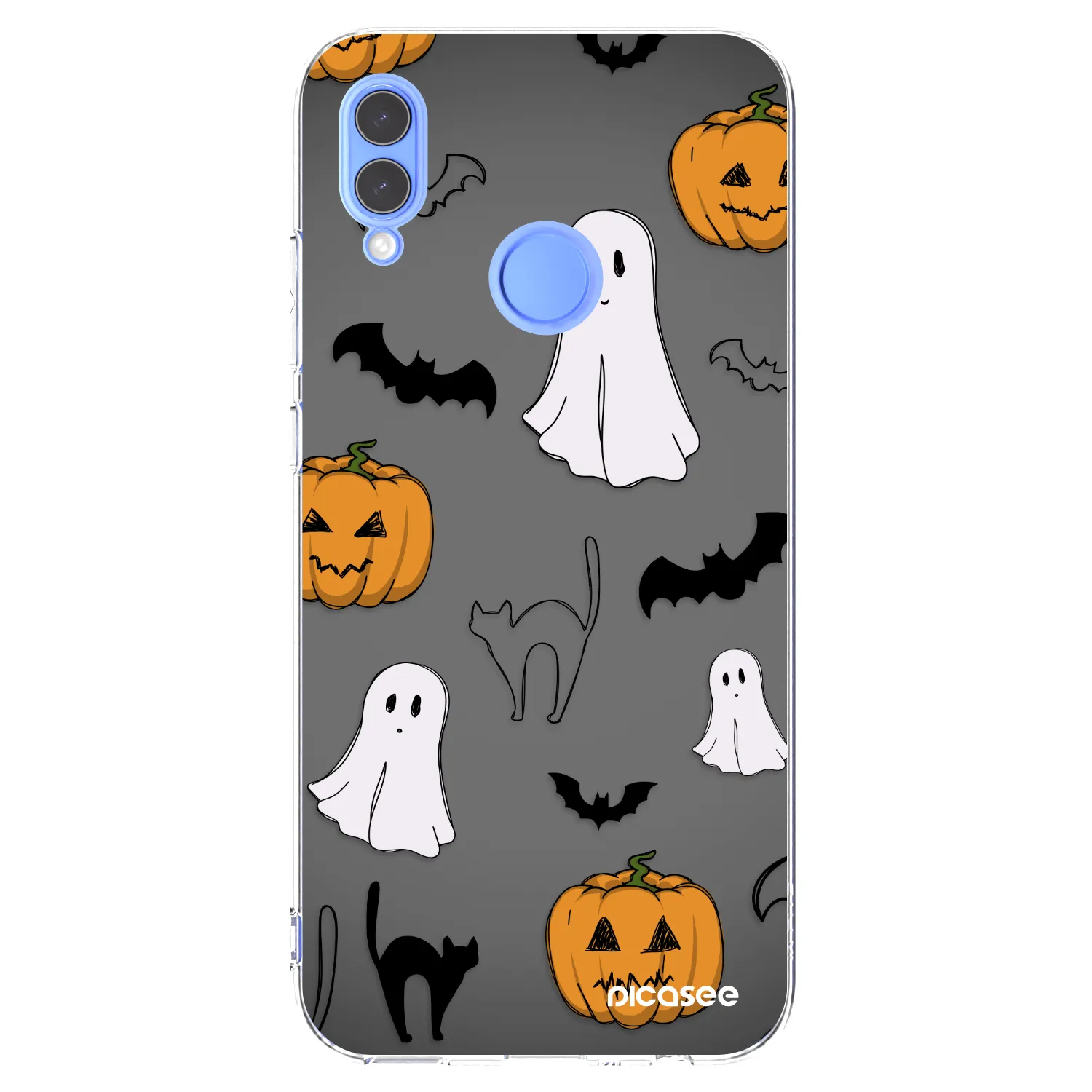 Picasee silikónový prehľadný obal pre Honor 10 Lite - Spooky crew