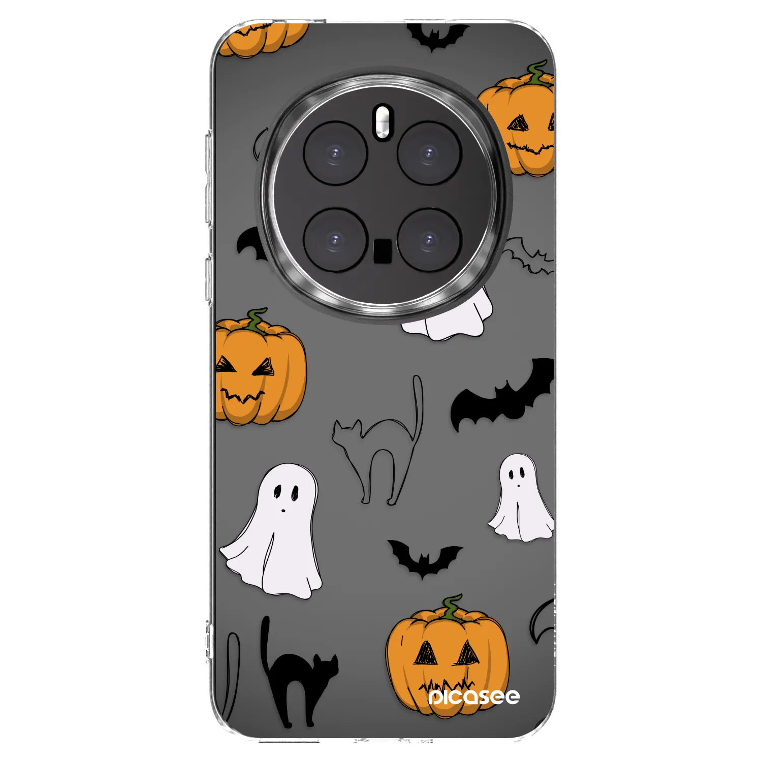 Picasee silikónový prehľadný obal pre Honor Magic7 Pro 5G - Spooky crew