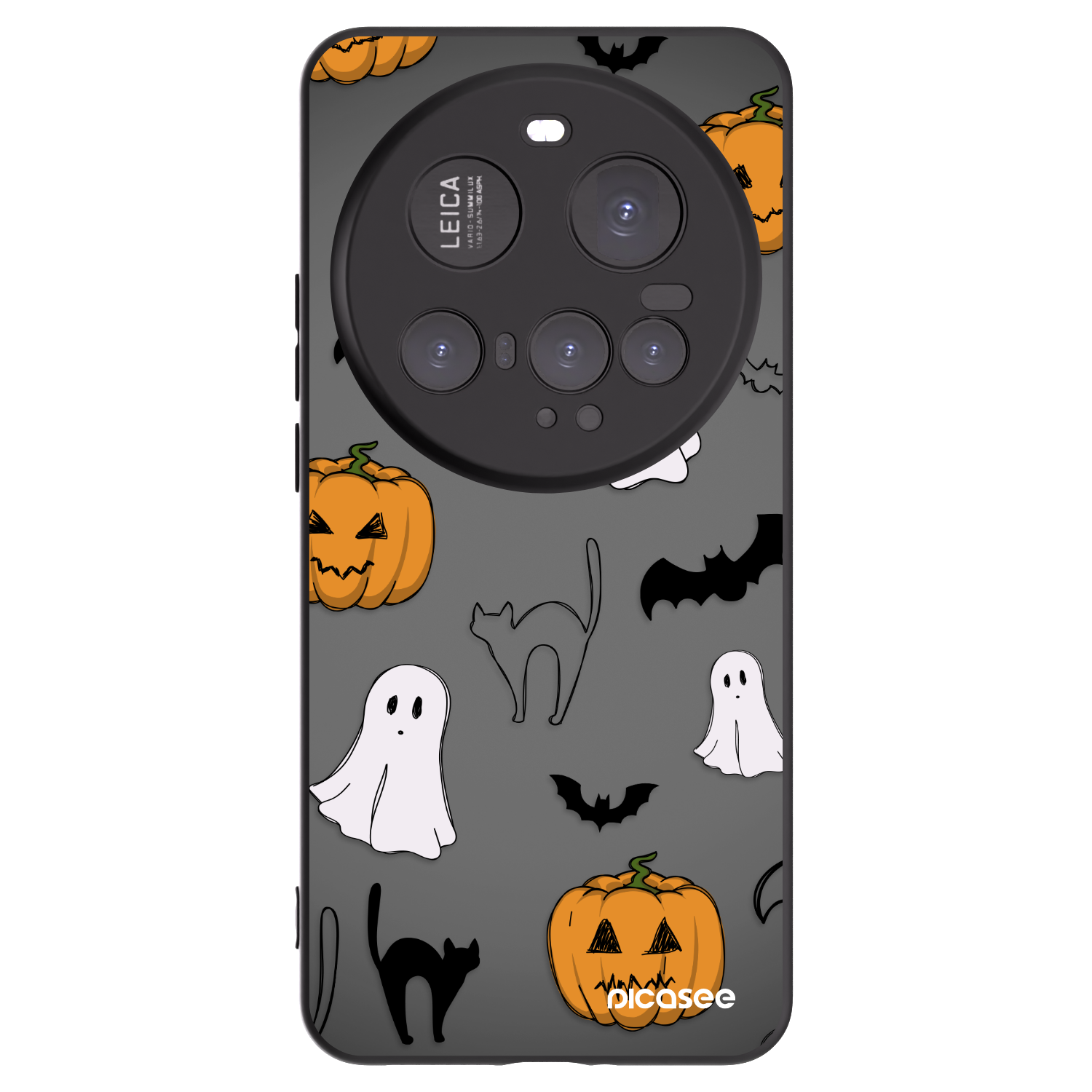Picasee silikónový čierny obal pre Xiaomi 15 Ultra - Spooky crew